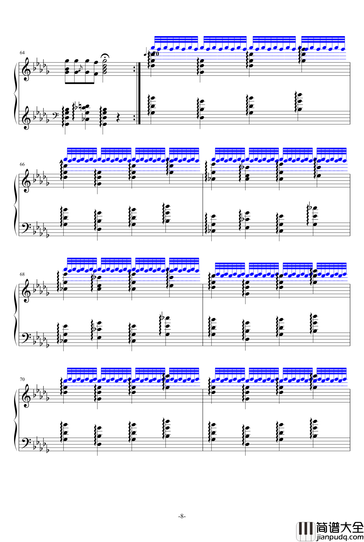 月光曲钢琴谱_一个球