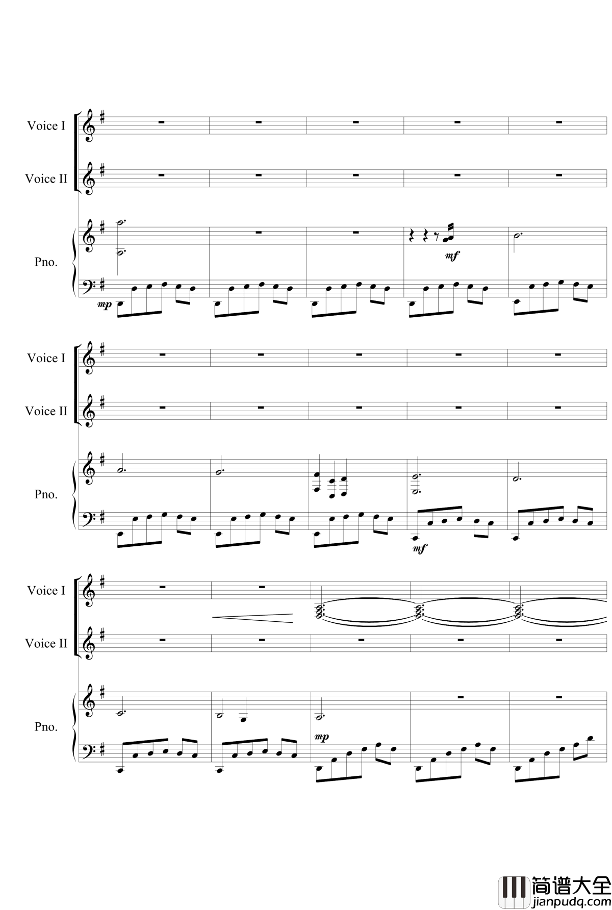 霍乱时期的爱情钢琴谱_正式版_森小爪