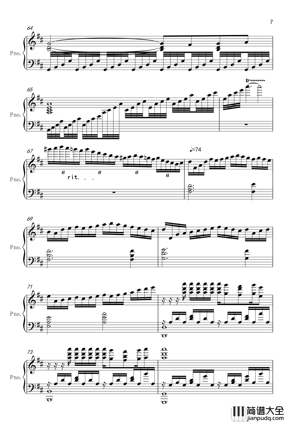 告别过去钢琴谱_原创