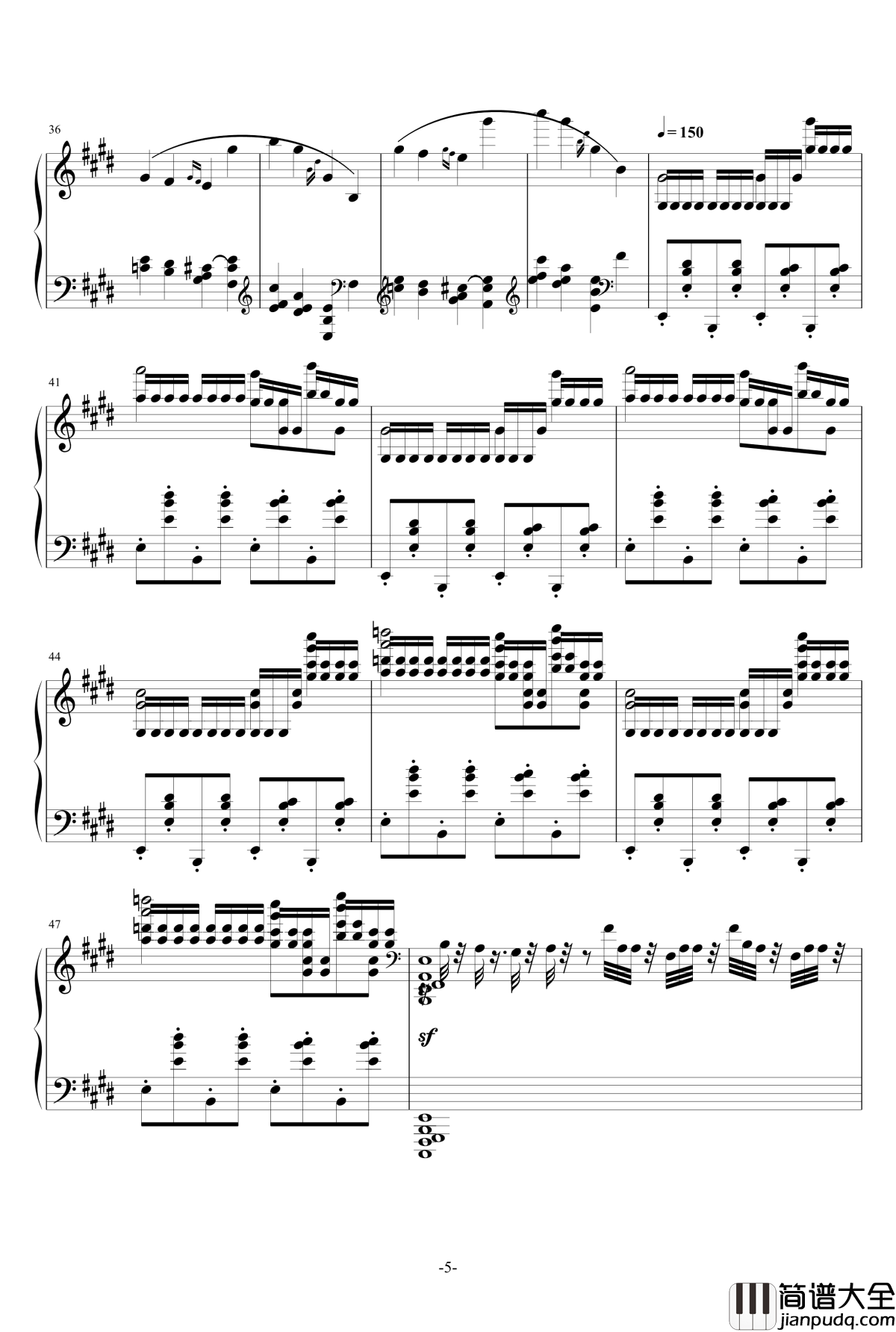 dancer钢琴谱_一个球