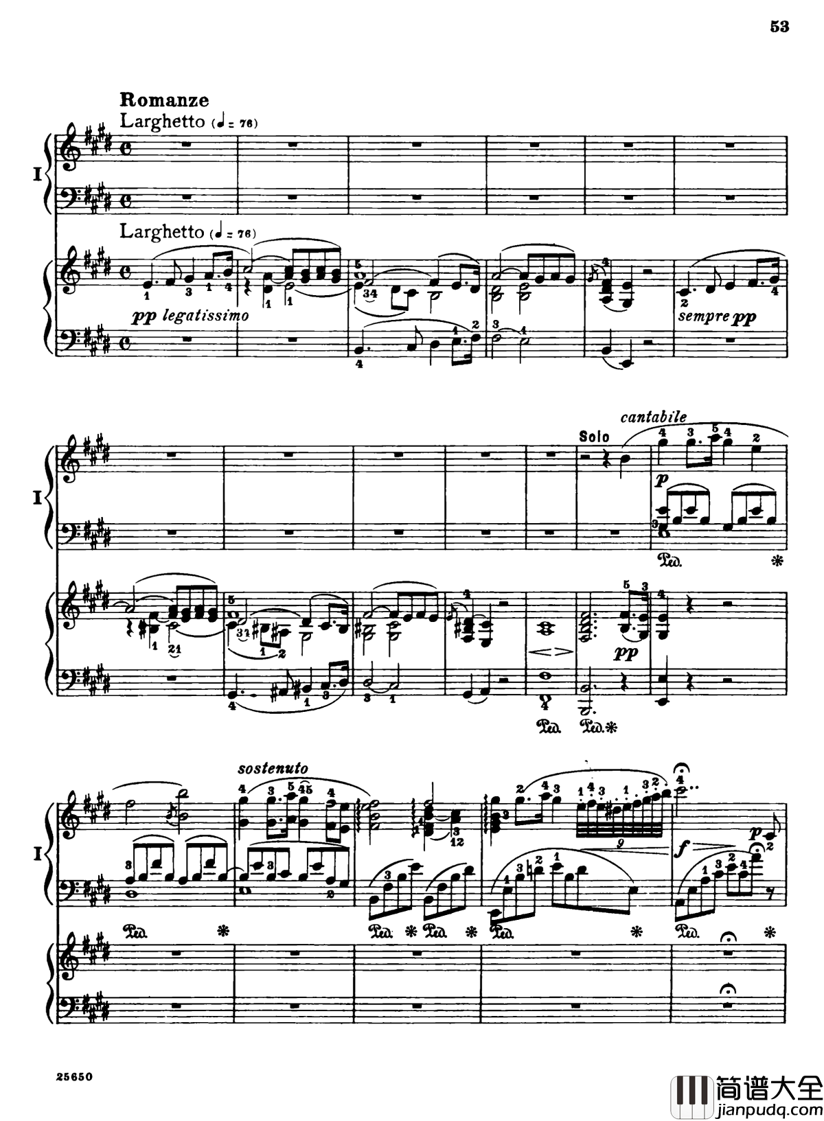 肖邦第一钢琴协奏曲钢琴谱_肖邦