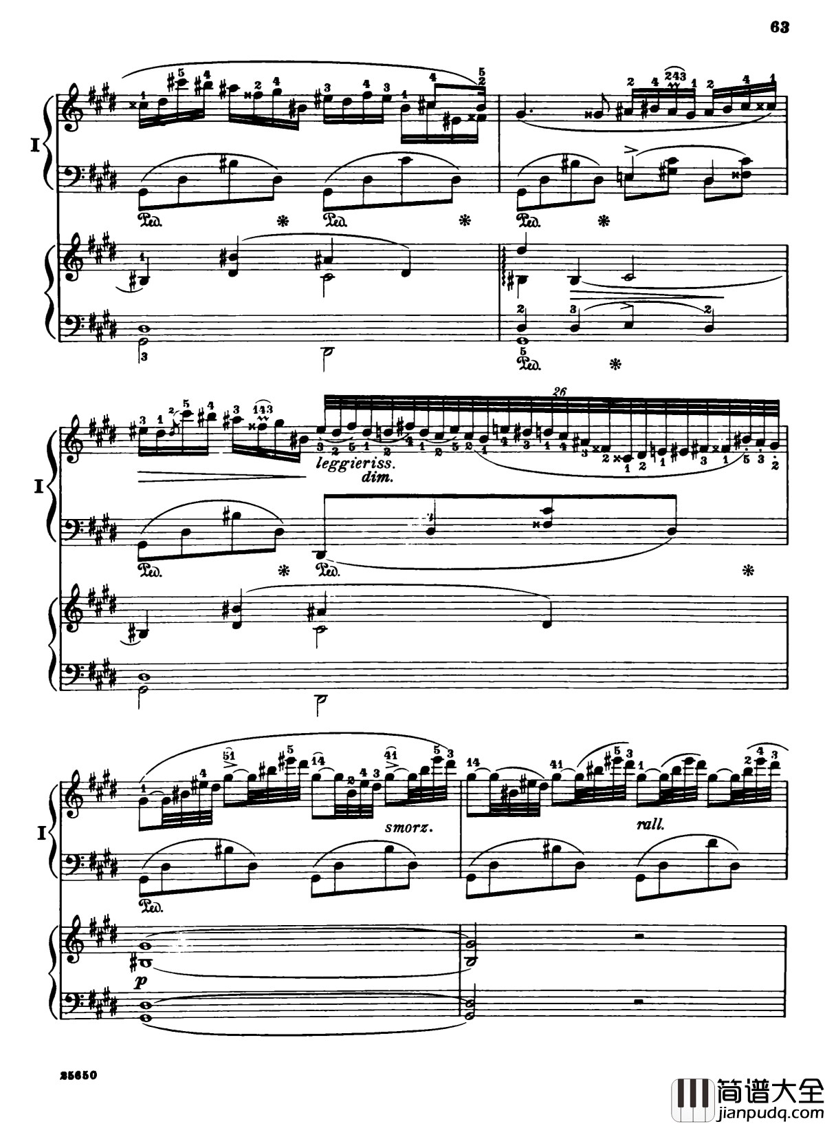 肖邦第一钢琴协奏曲钢琴谱_肖邦