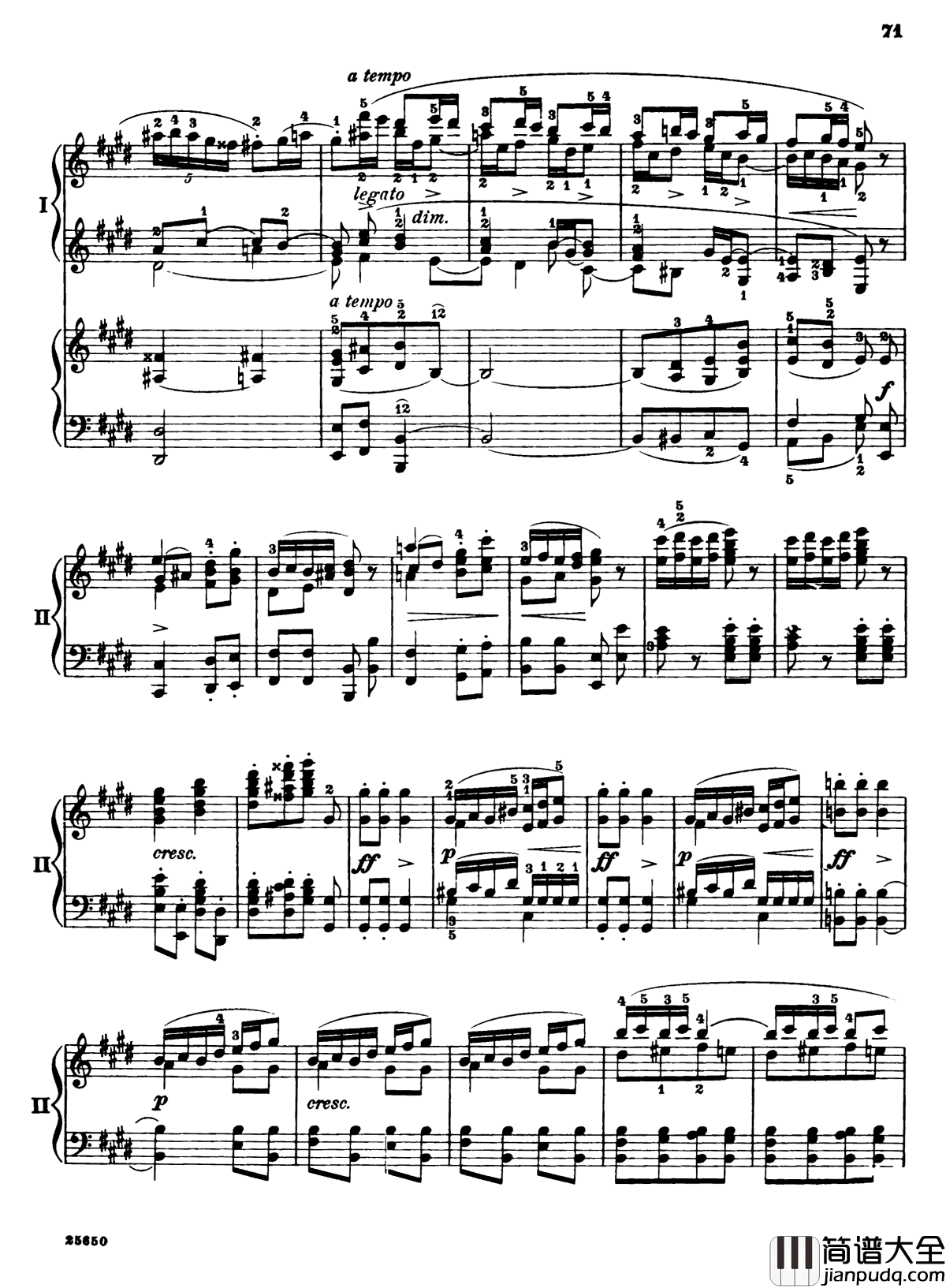 肖邦第一钢琴协奏曲钢琴谱_肖邦