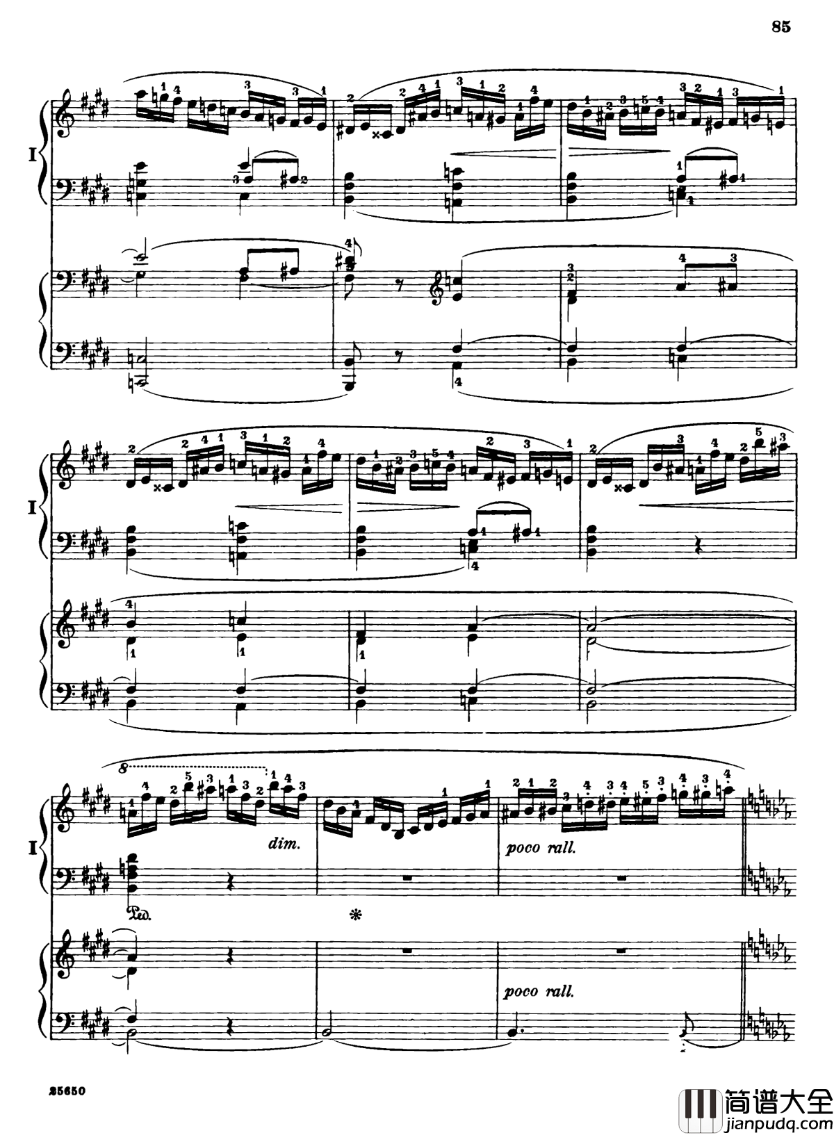 肖邦第一钢琴协奏曲钢琴谱_肖邦