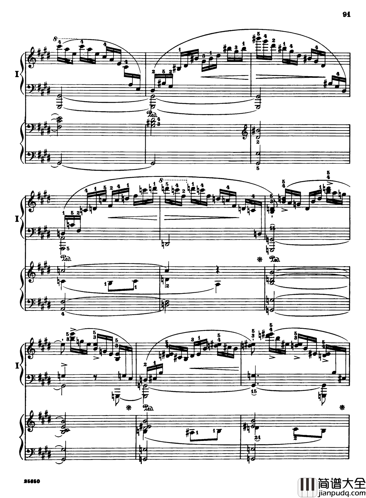 肖邦第一钢琴协奏曲钢琴谱_肖邦