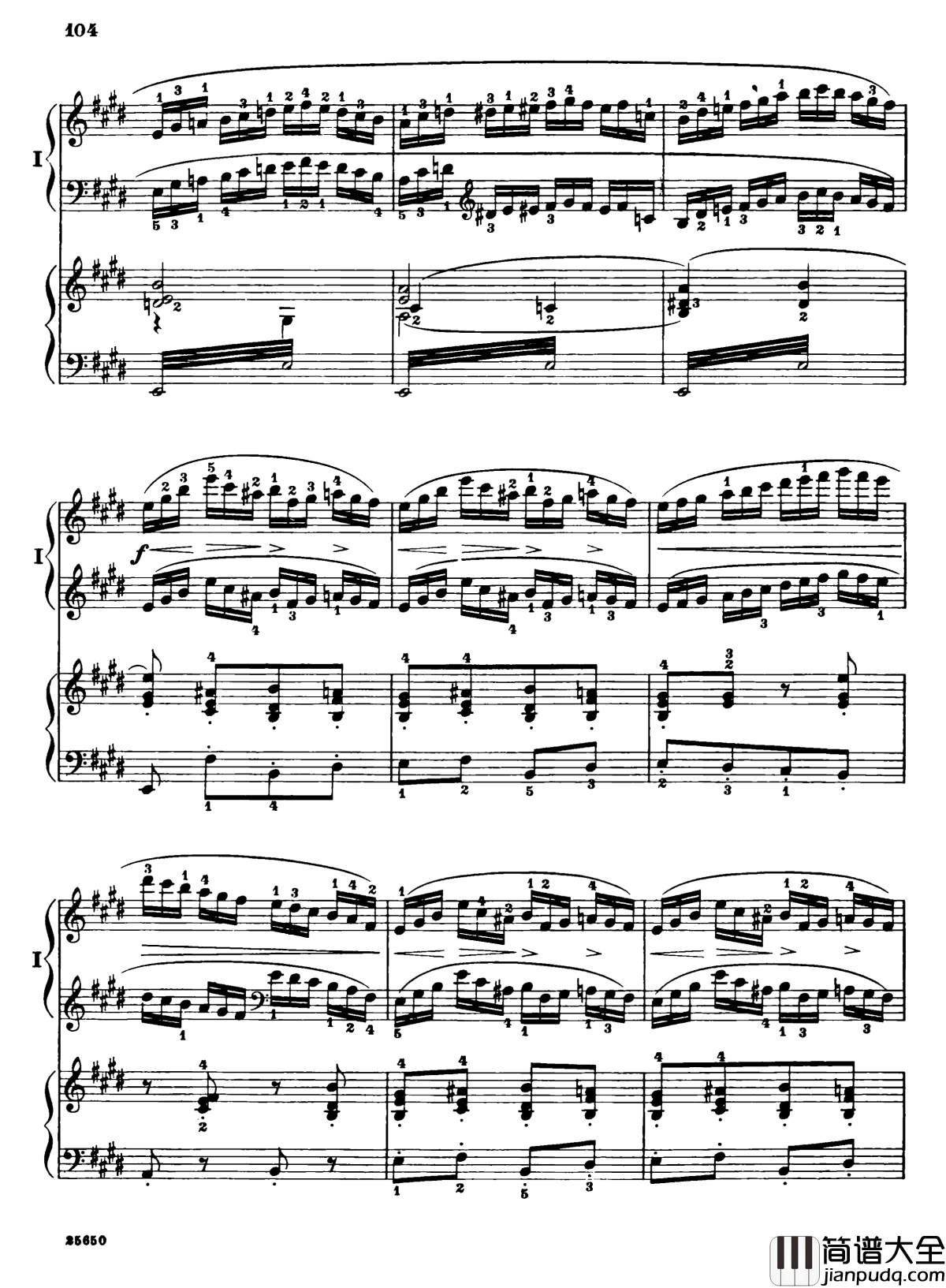 肖邦第一钢琴协奏曲钢琴谱_肖邦