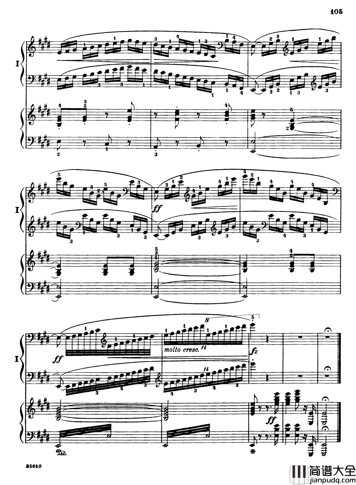 肖邦第一钢琴协奏曲钢琴谱_肖邦