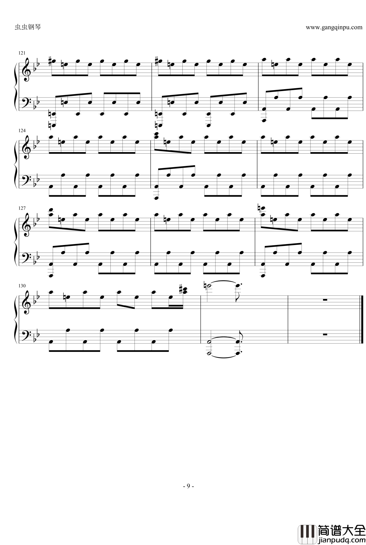 _a_song_of_storm_and_fire钢琴谱_钢琴伴奏_尾浦游纪翼·年代记