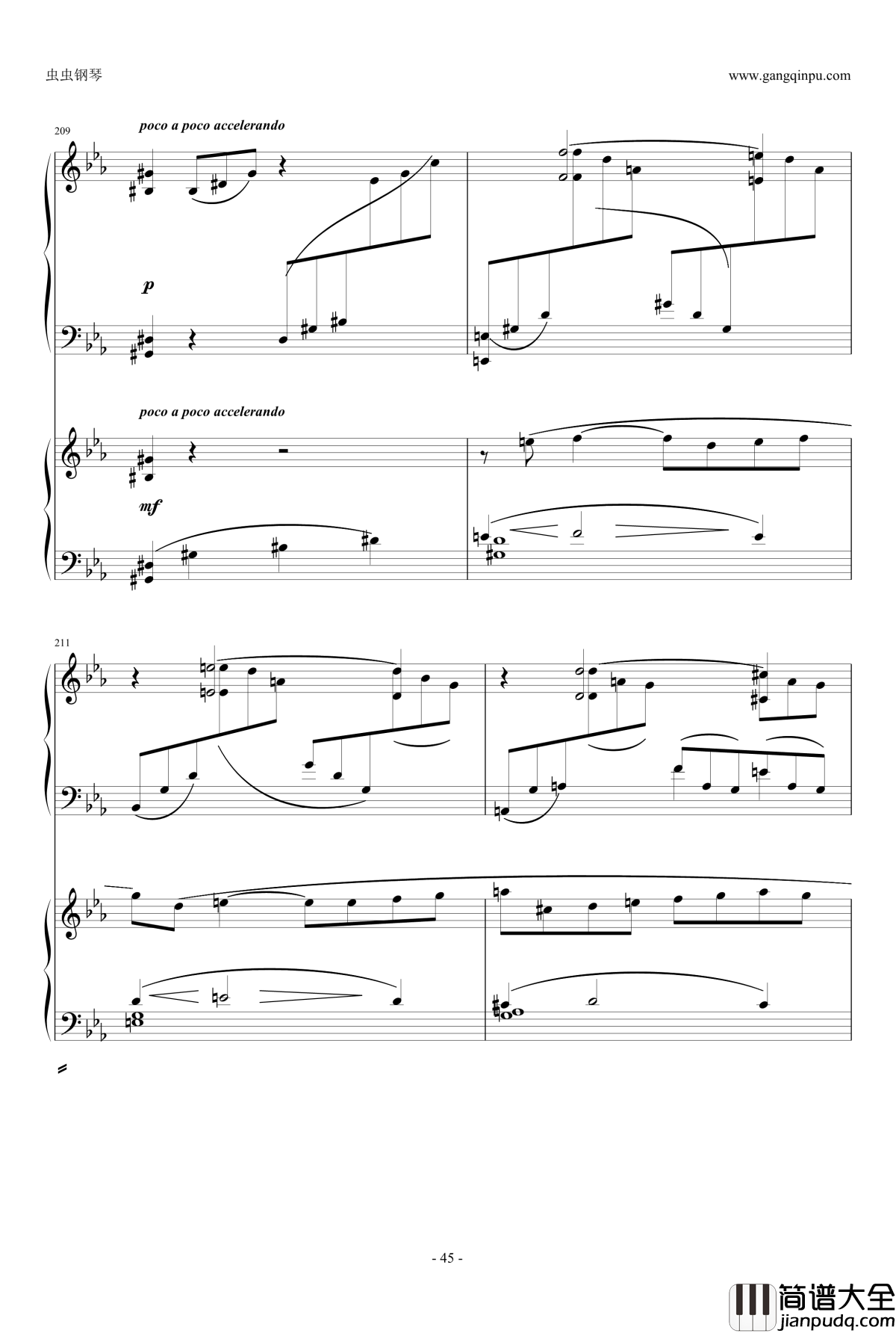 c小调第2钢琴协奏曲钢琴谱_拉赫马尼若夫