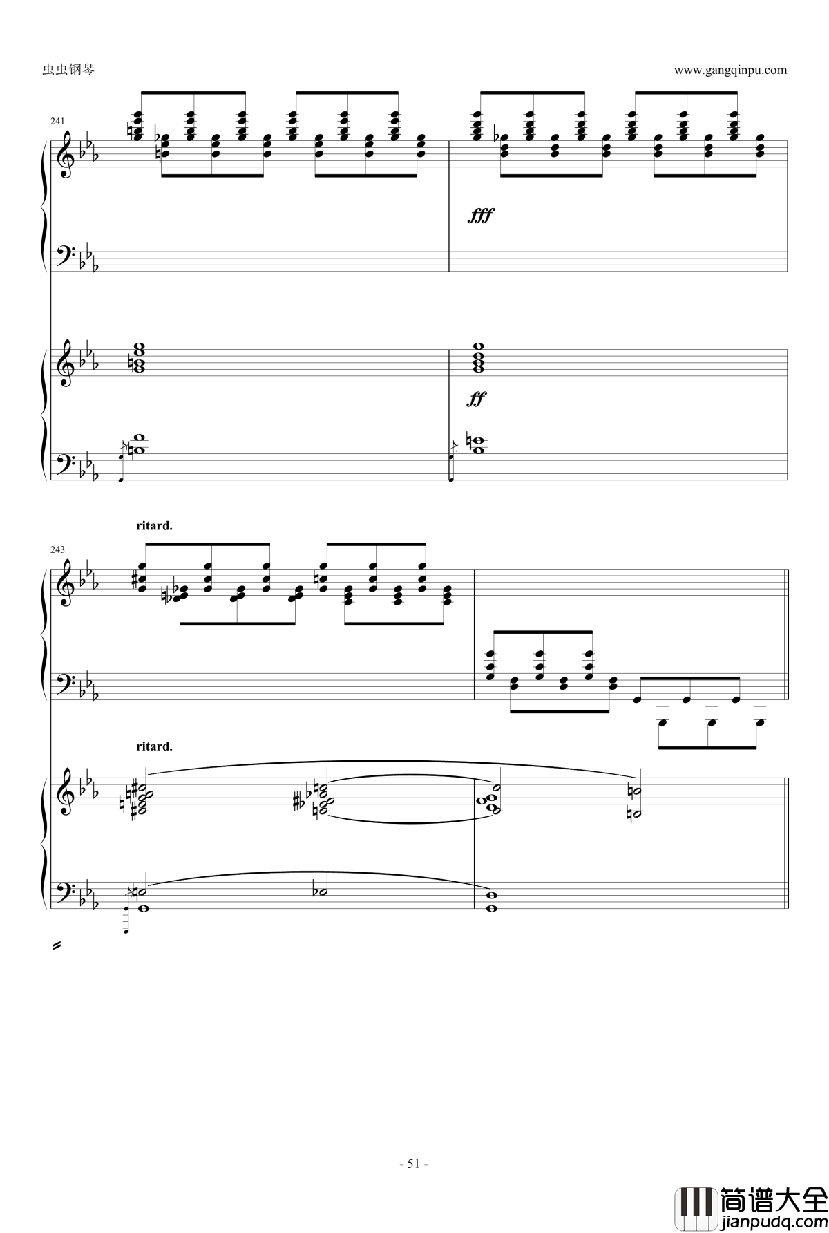 c小调第2钢琴协奏曲钢琴谱_拉赫马尼若夫