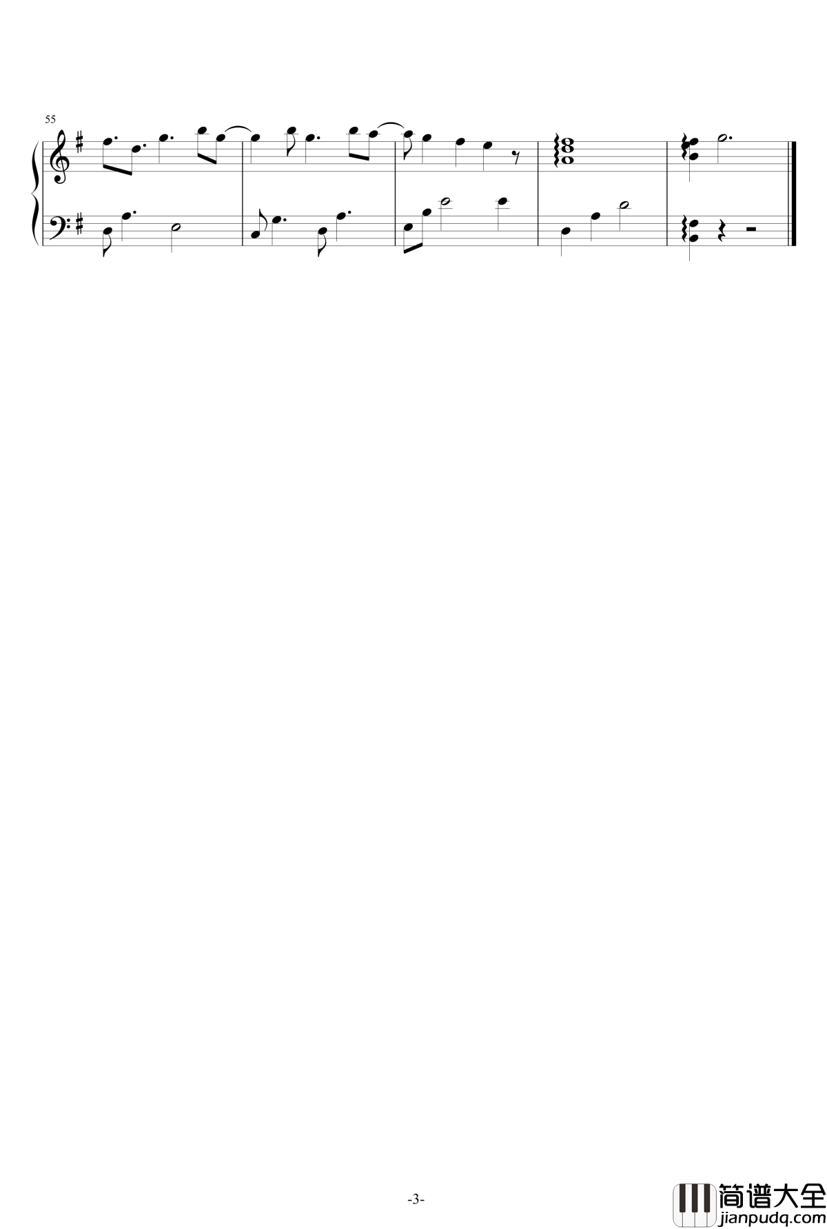 Thanks_to钢琴谱_Beast