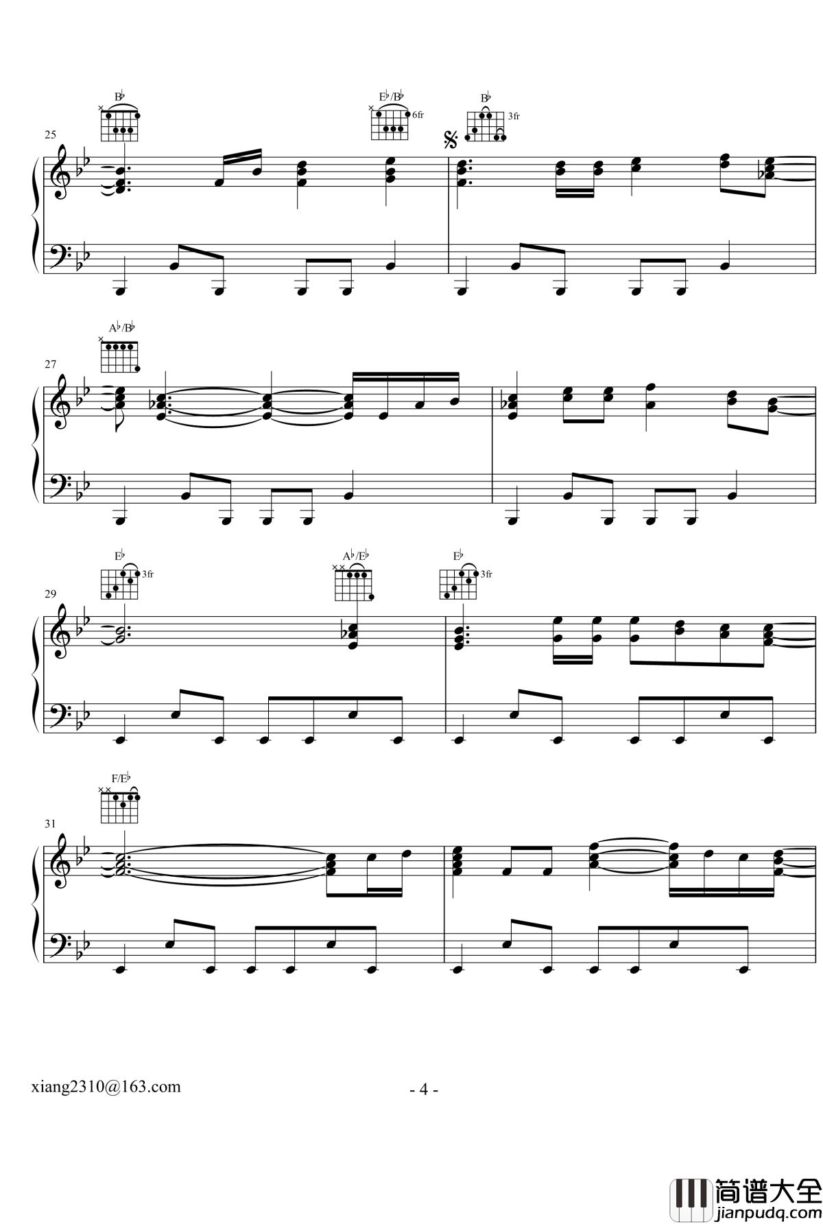 Cicle_of_Life钢琴谱_獅子王.ove_迪士尼