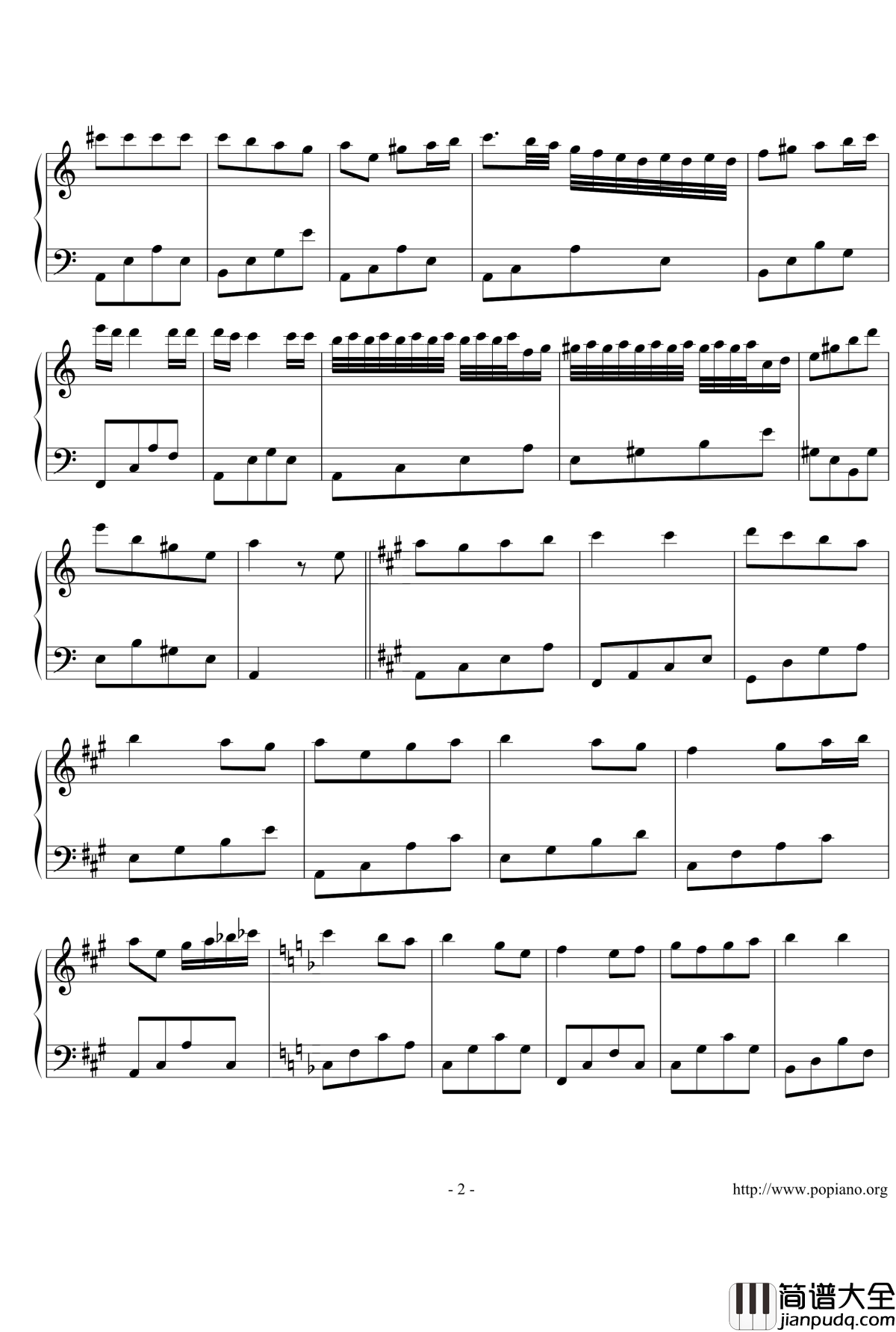 weidz钢琴谱微调_~无限~