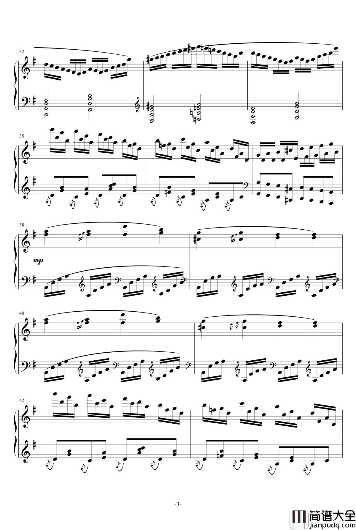 G大调奏鸣曲钢琴谱_一个球