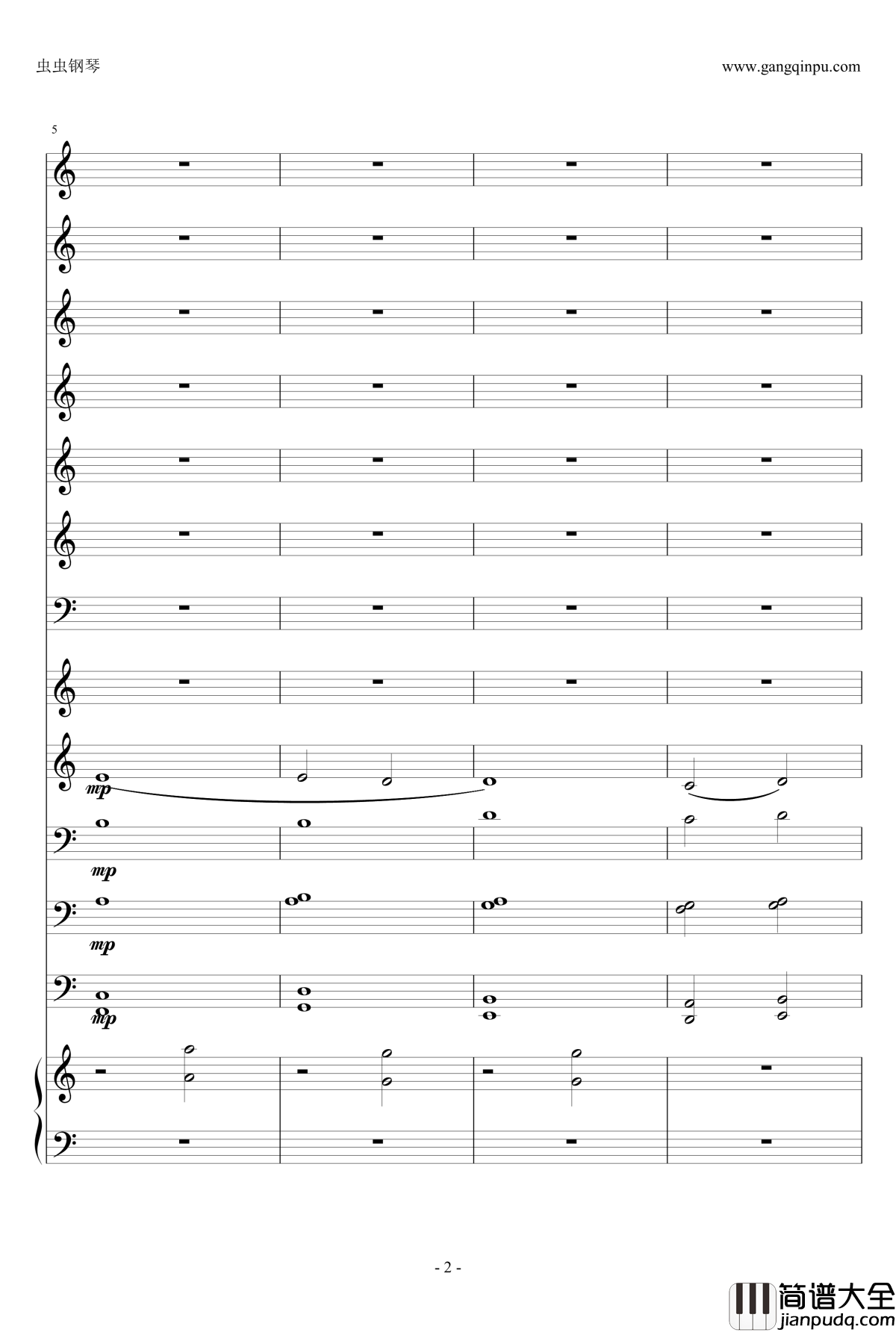 千与千寻钢琴谱_管乐_久石让