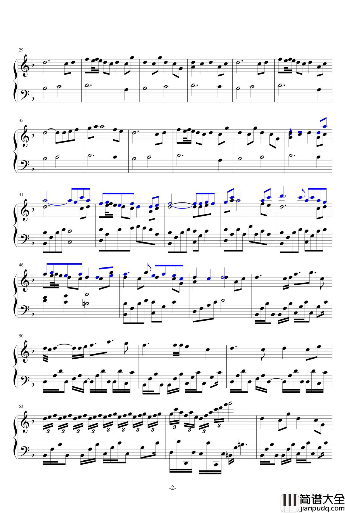 暮色苍然钢琴谱_东方_はちみつれもん