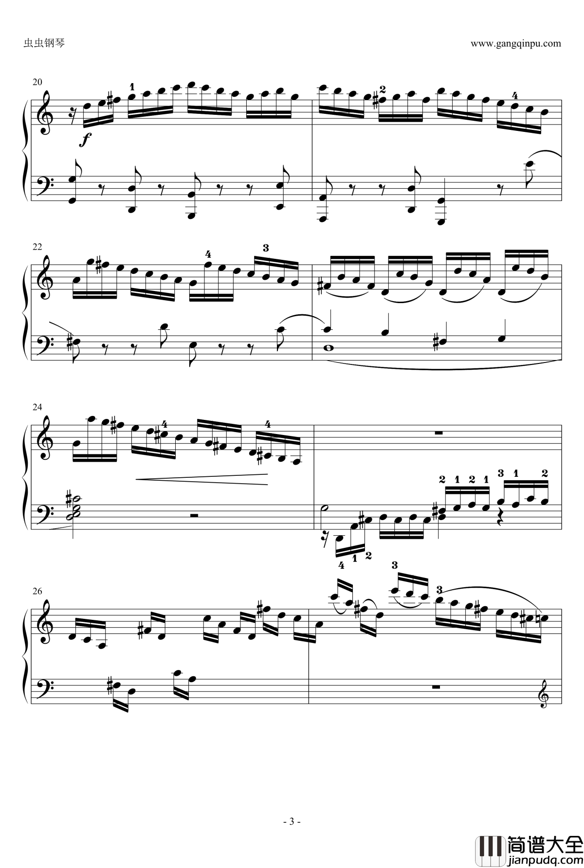 C大调奏鸣曲钢琴谱第一乐章_海顿