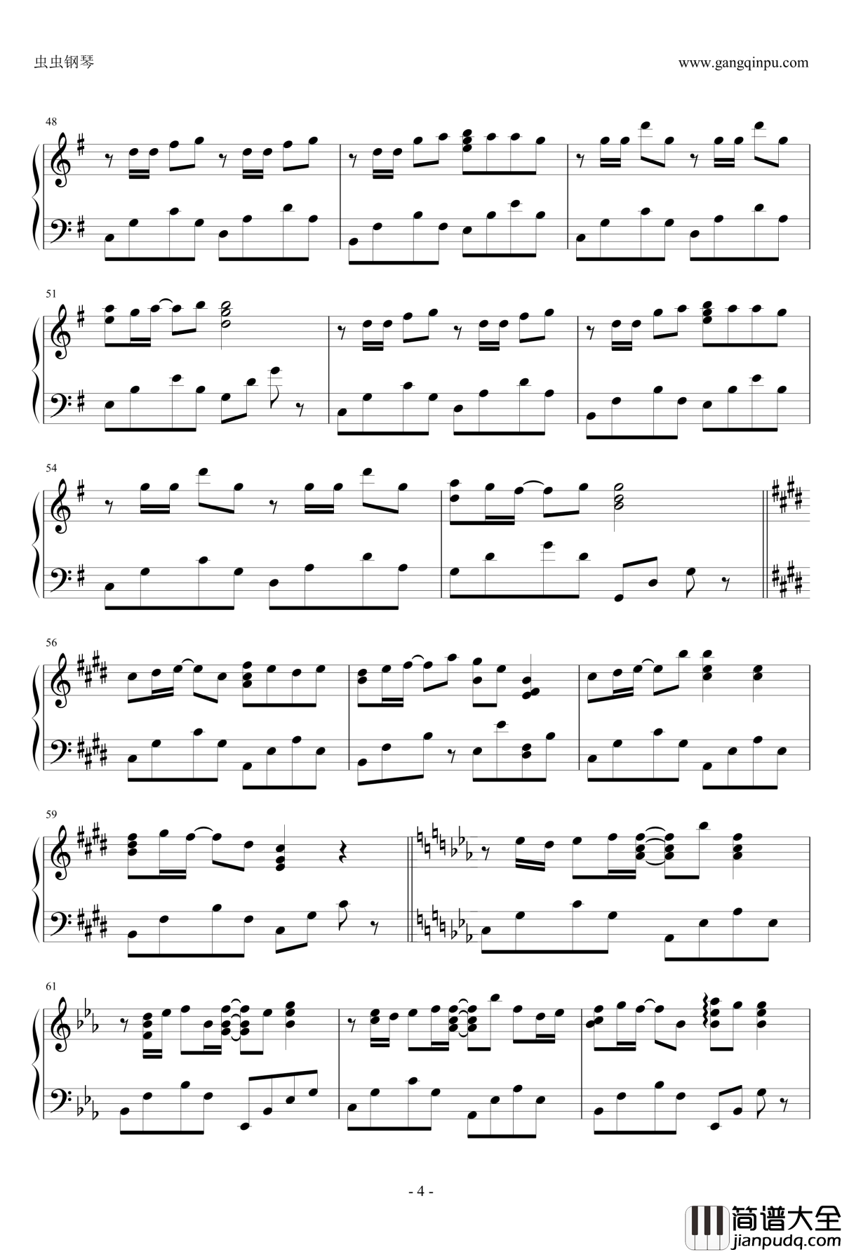 冬がくれた予感钢琴谱_徳井青空