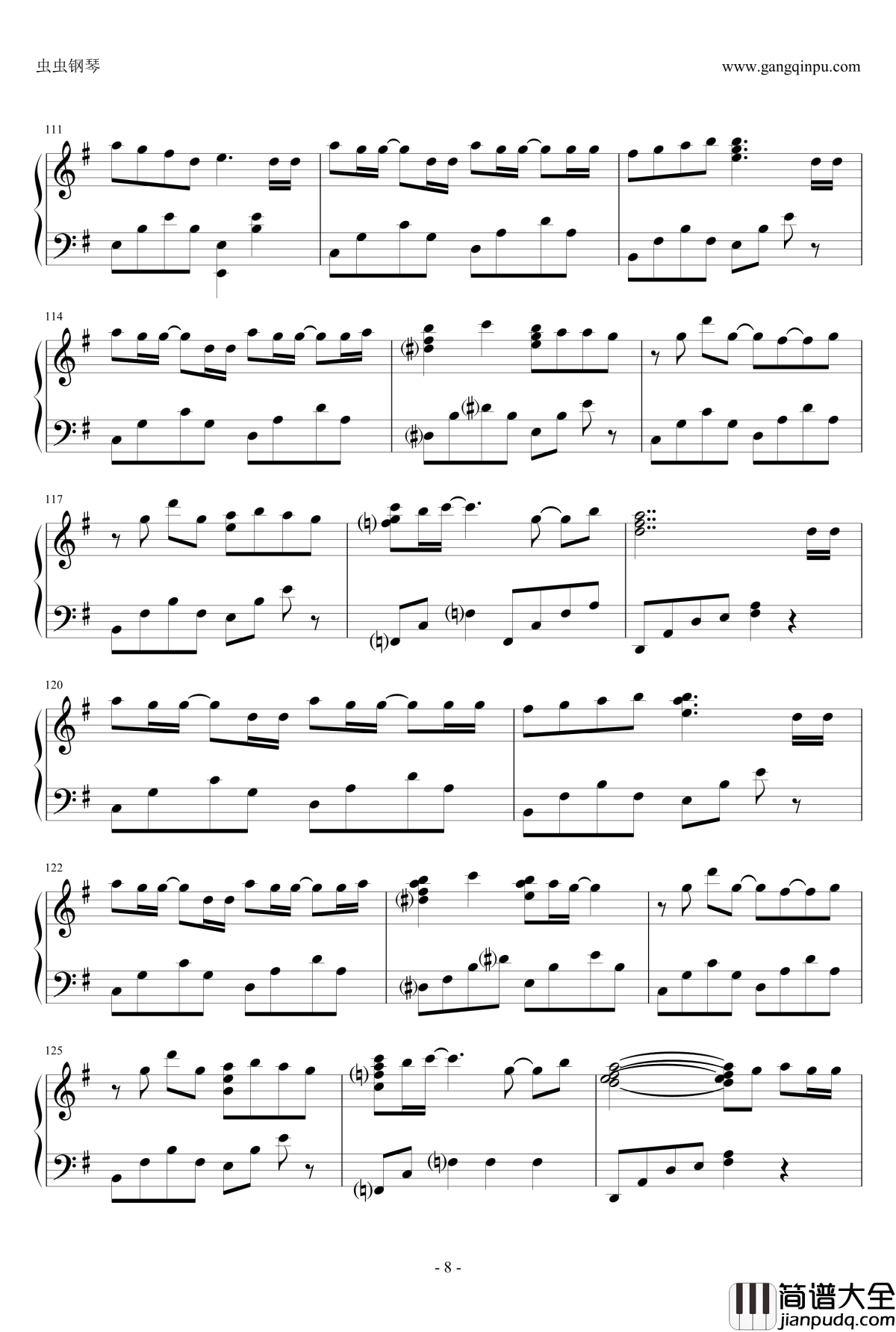 冬がくれた予感钢琴谱_徳井青空