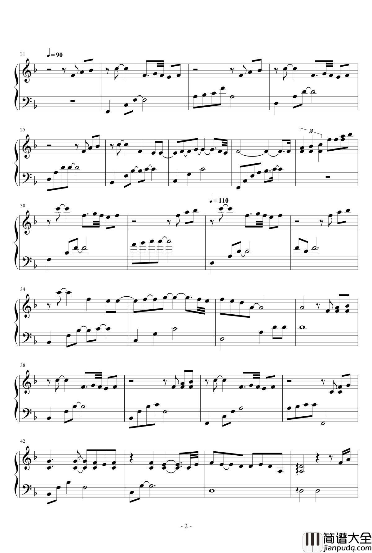 peacin_out钢琴谱_REASONER