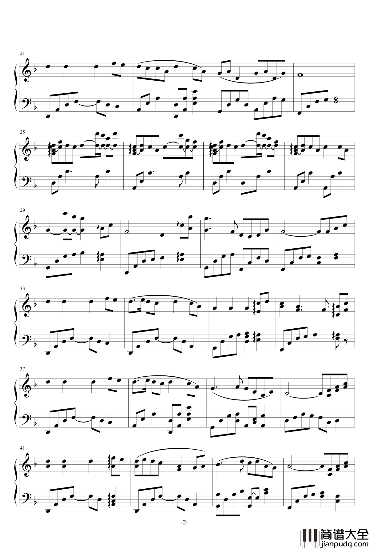 轻别离钢琴谱_為妳而舞