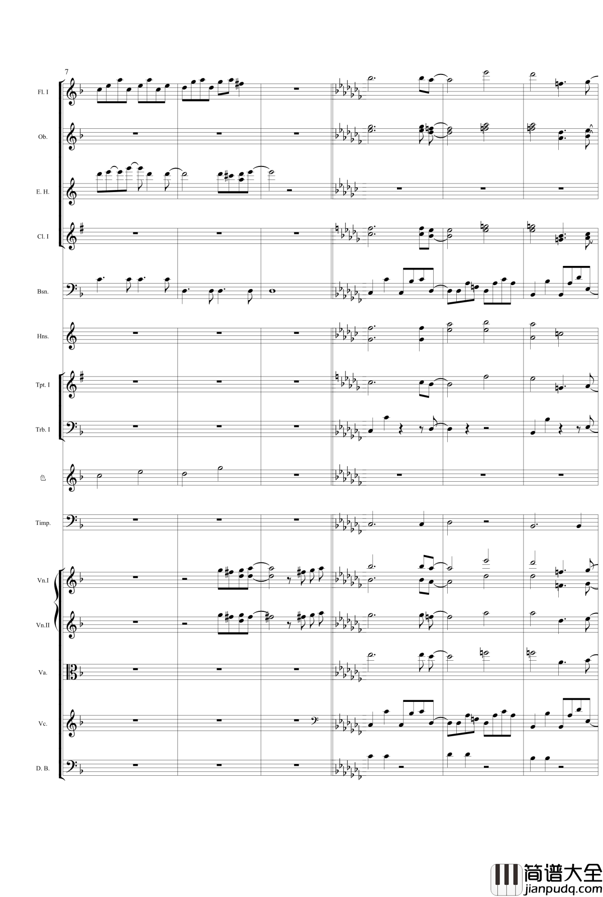 老圆钢琴谱_コネクト管弦乐_魔法少女小圆