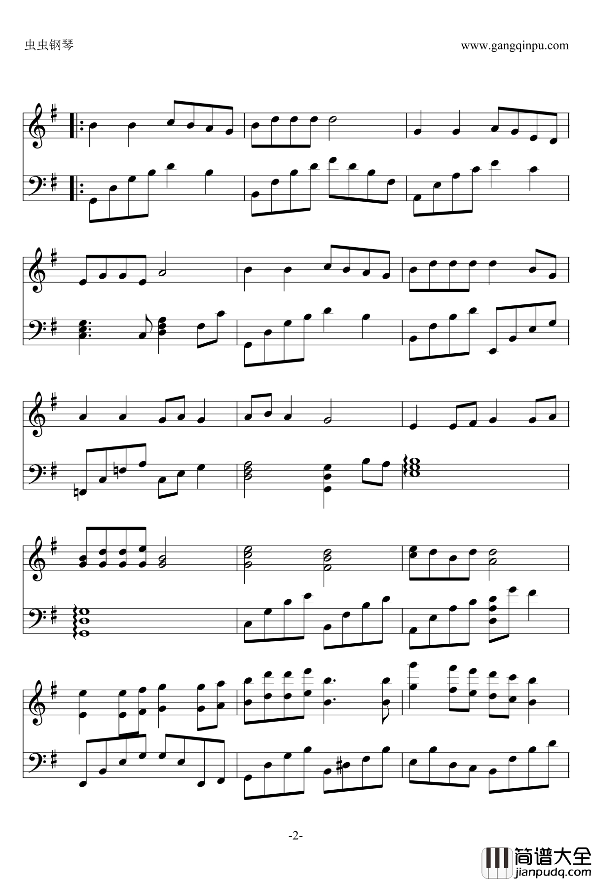 不老的传说钢琴谱—张学友