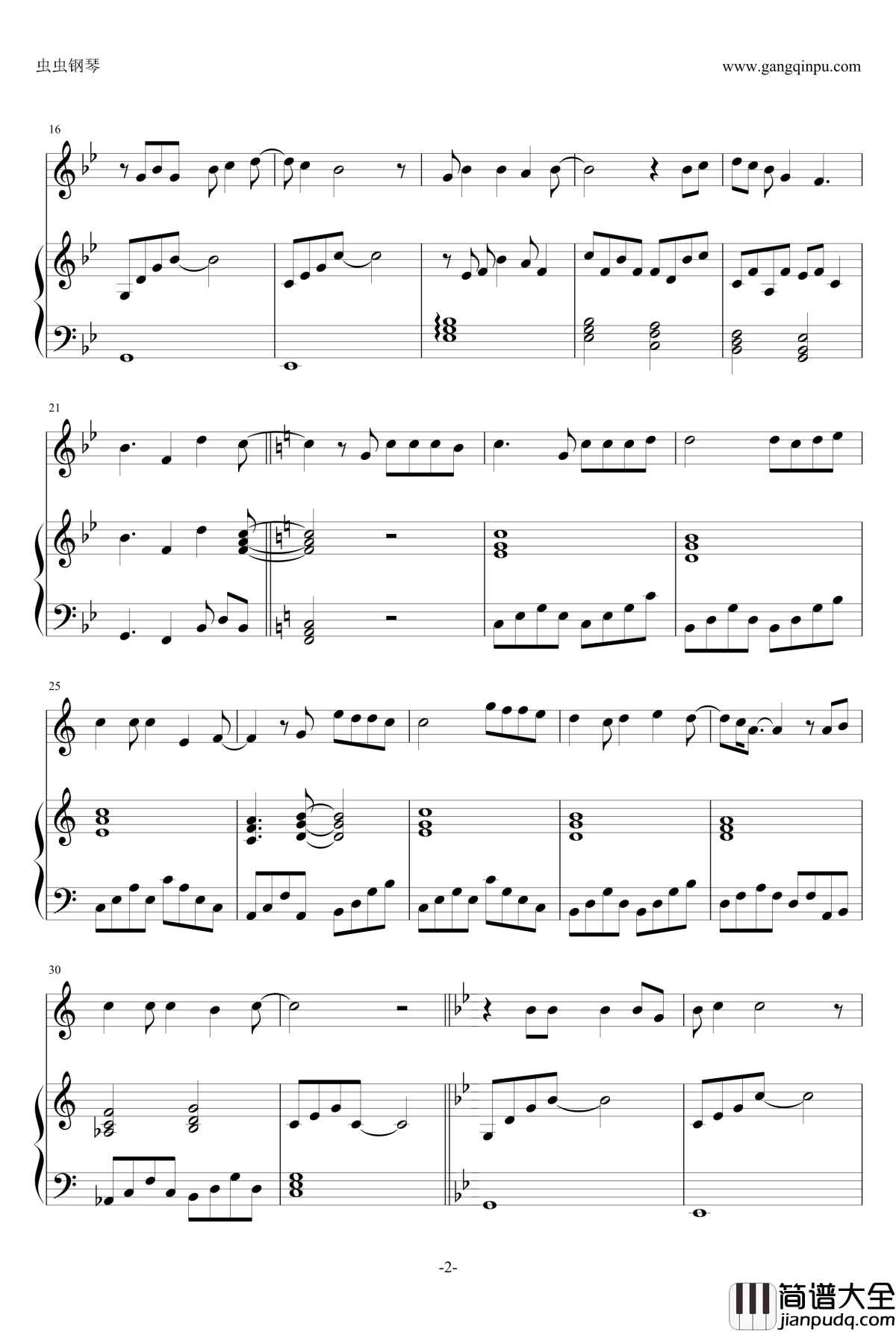 I_lay_my_love_on_you钢琴谱_伴奏_westlife___西城男孩