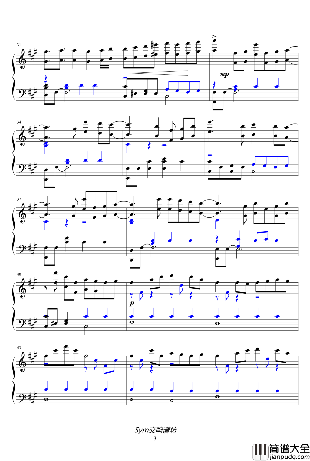 I_AM_piano_version钢琴谱_【ken_arai特典版】_寄生兽