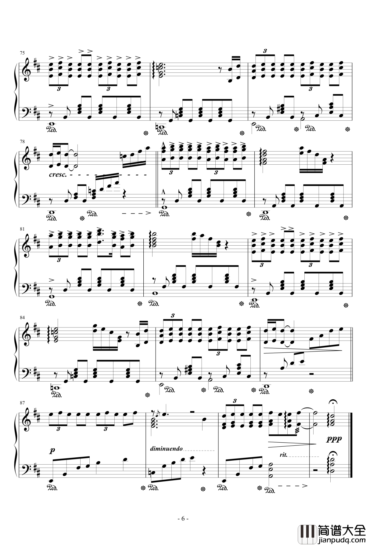 没有人比我更爱你钢琴谱_王筝