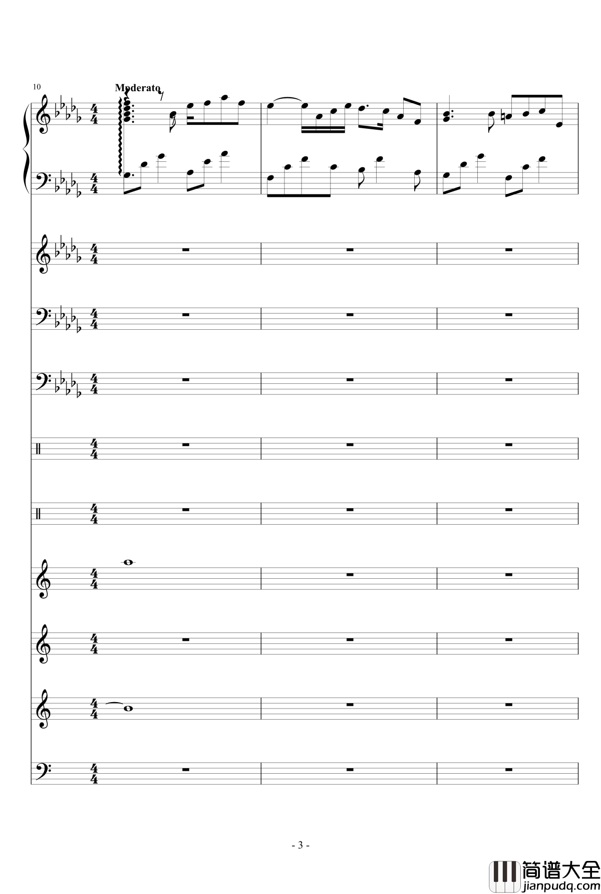 盛秋钢琴谱_落叶的旅行_lujianxiang555