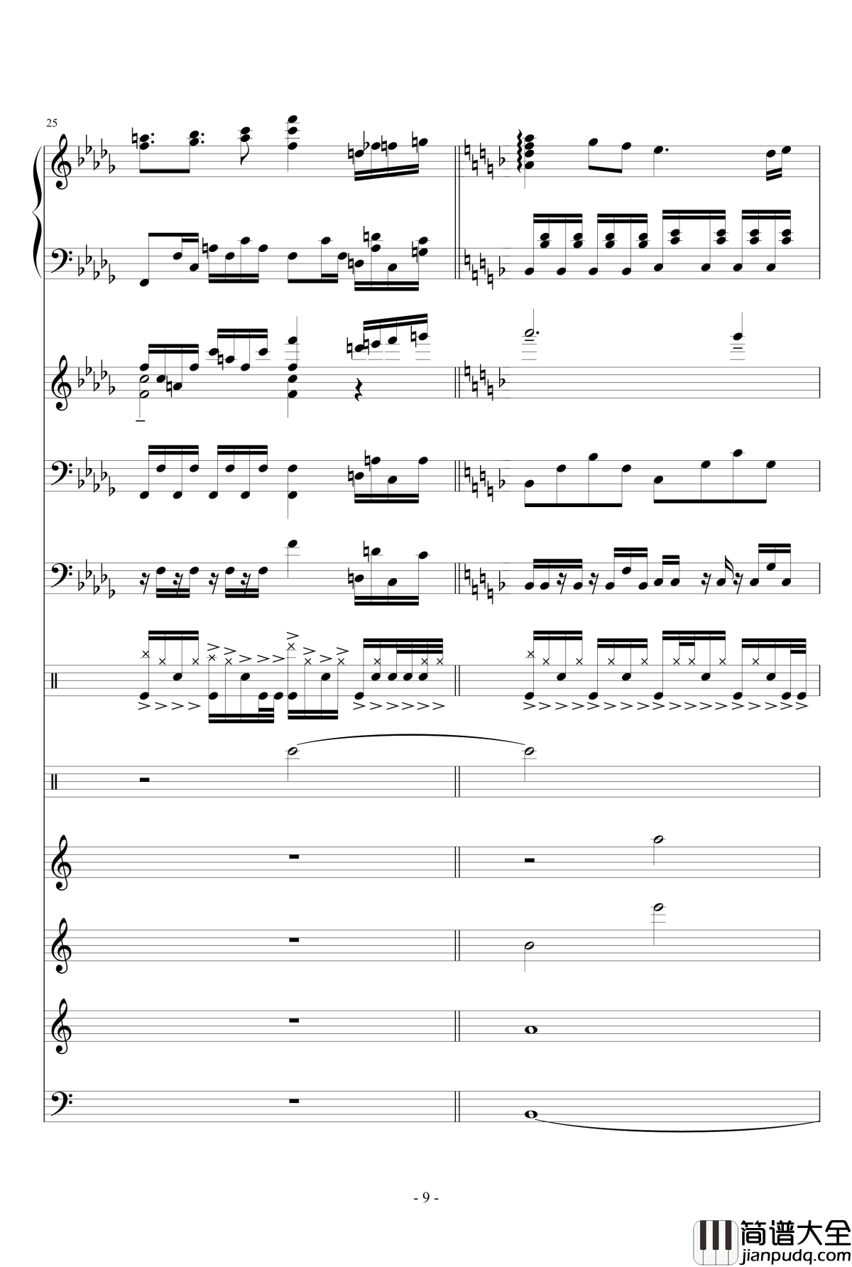 盛秋钢琴谱_落叶的旅行_lujianxiang555