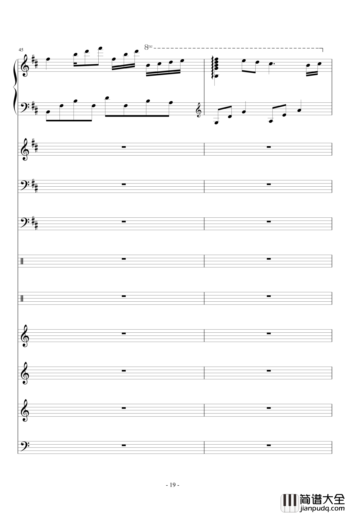 盛秋钢琴谱_落叶的旅行_lujianxiang555