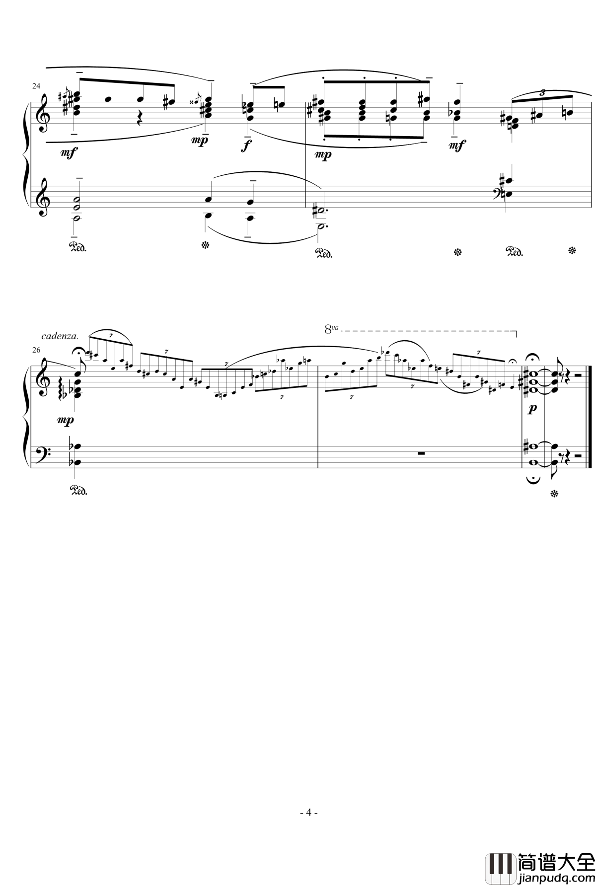 舞曲四首钢琴谱_谱阿勒曼德_流行追梦人