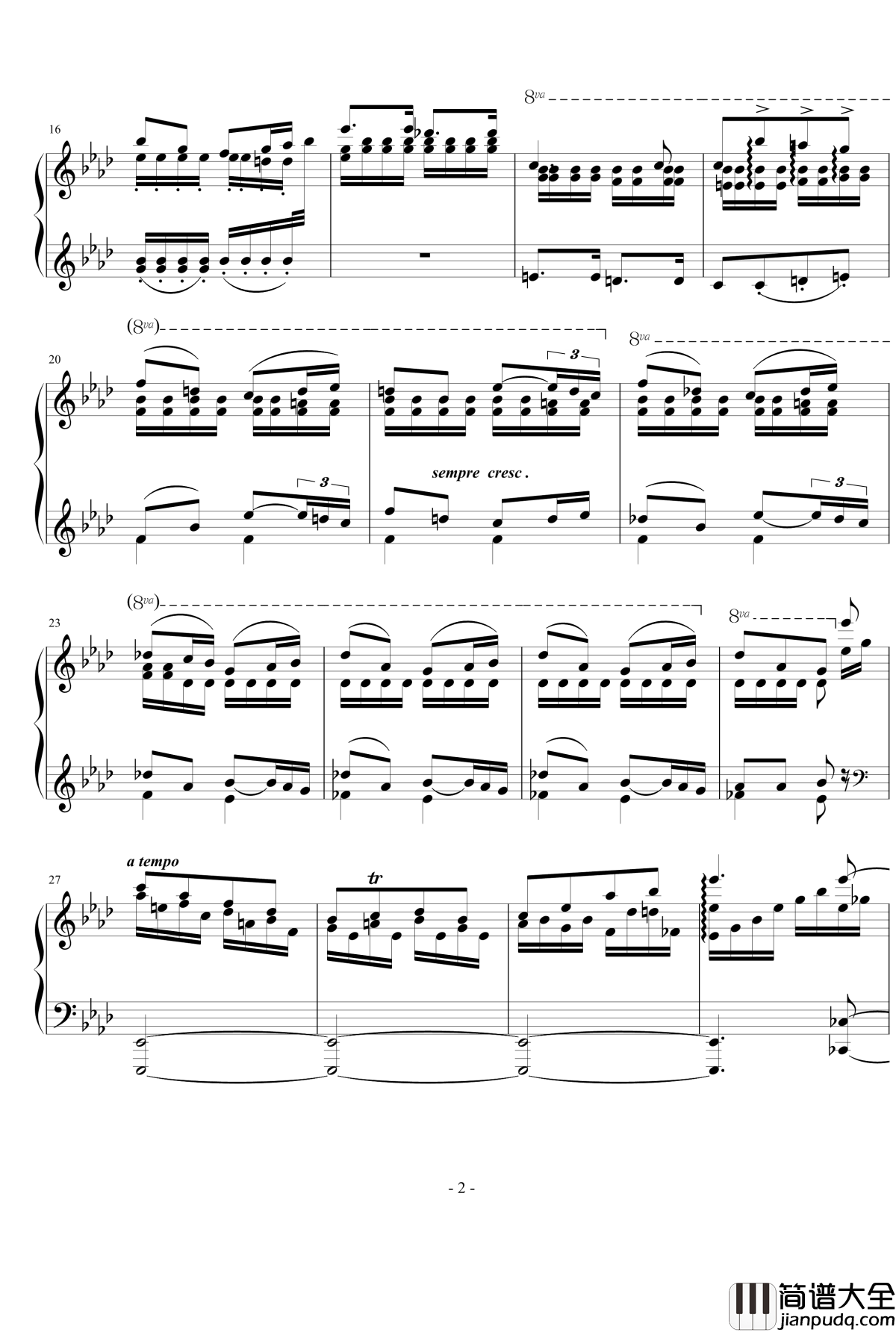 行板钢琴谱_勃拉姆斯_Brahms