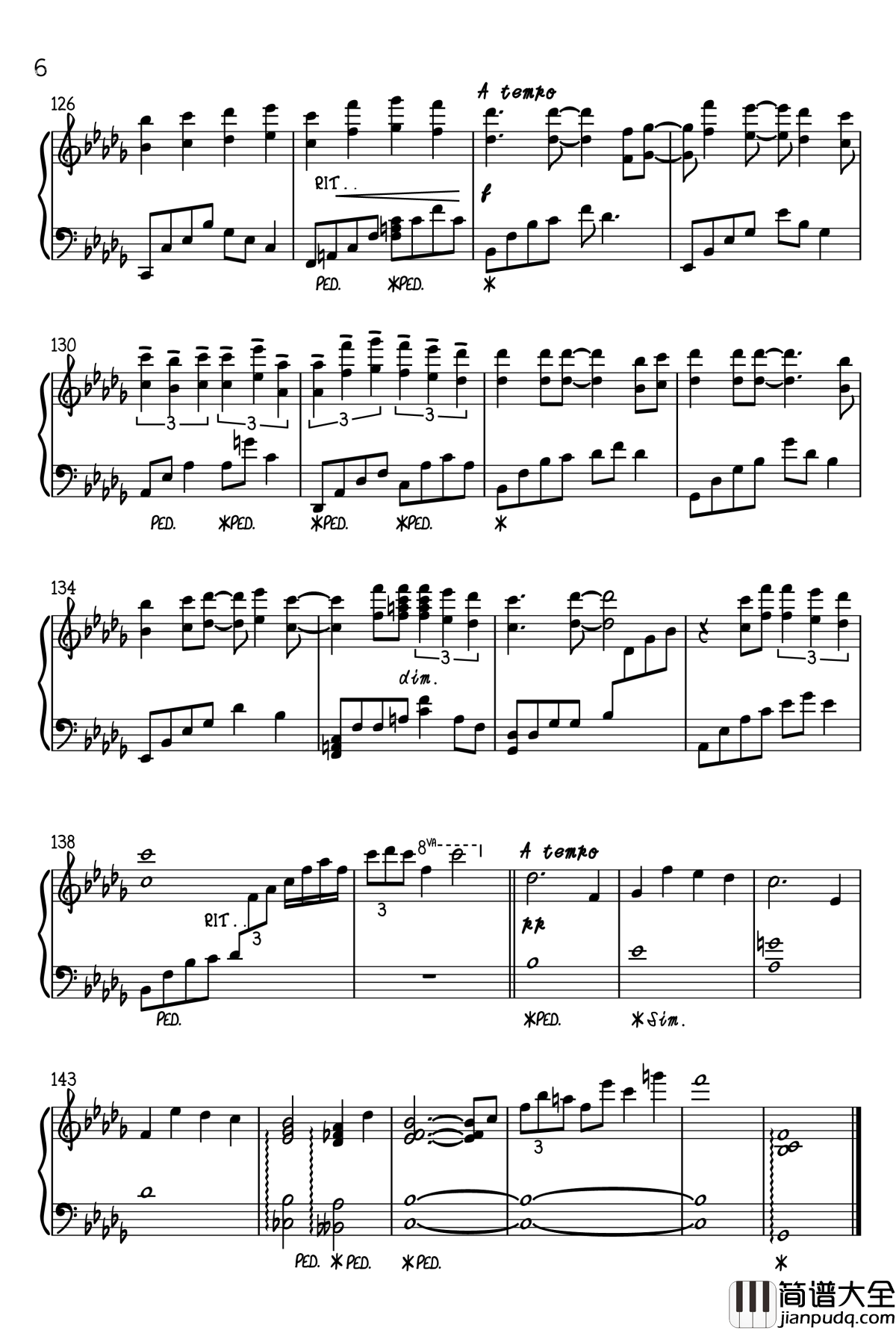 戀_冬钢琴谱__/_Love_Winter_V.K