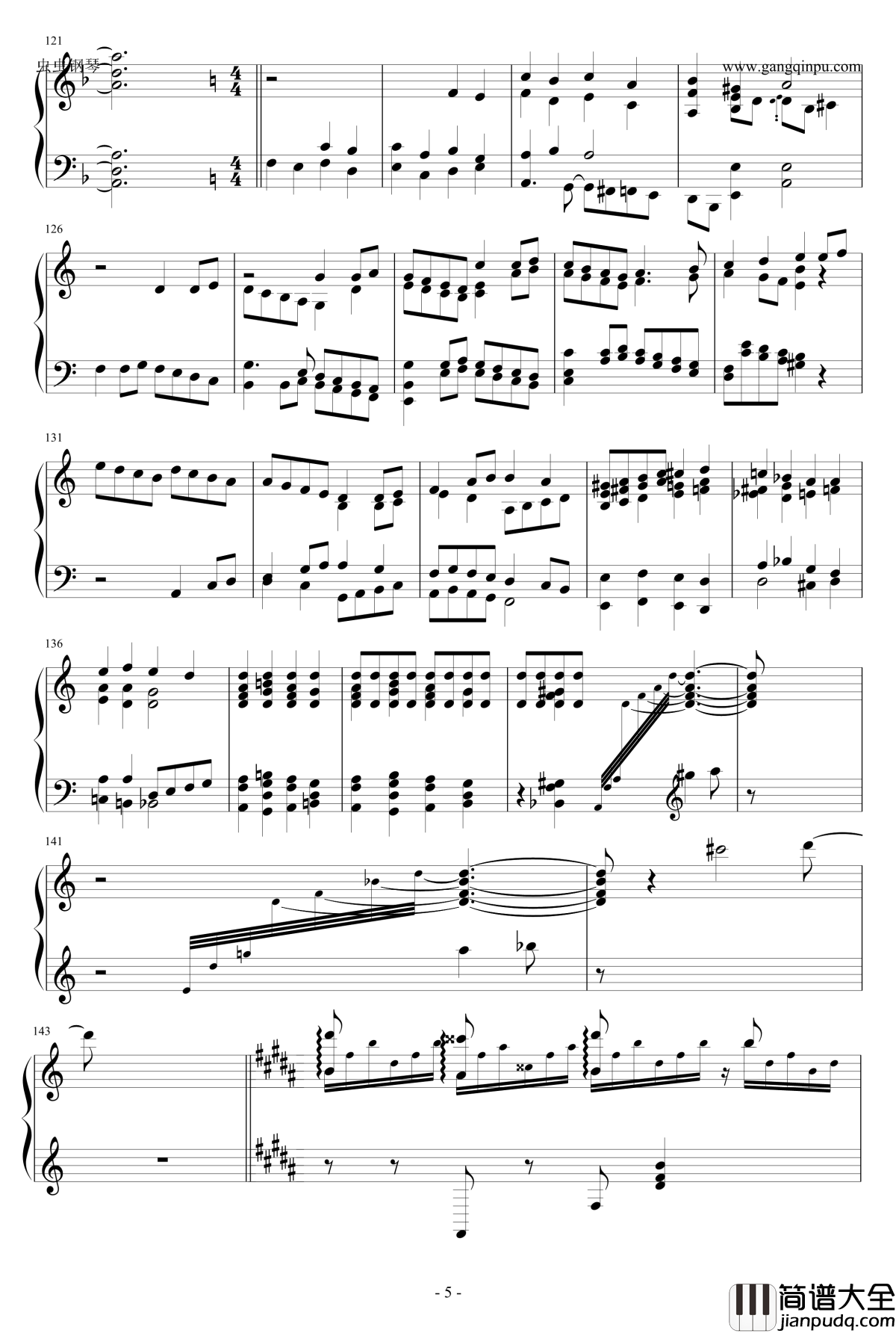 死之舞钢琴谱_双手改编_李斯特