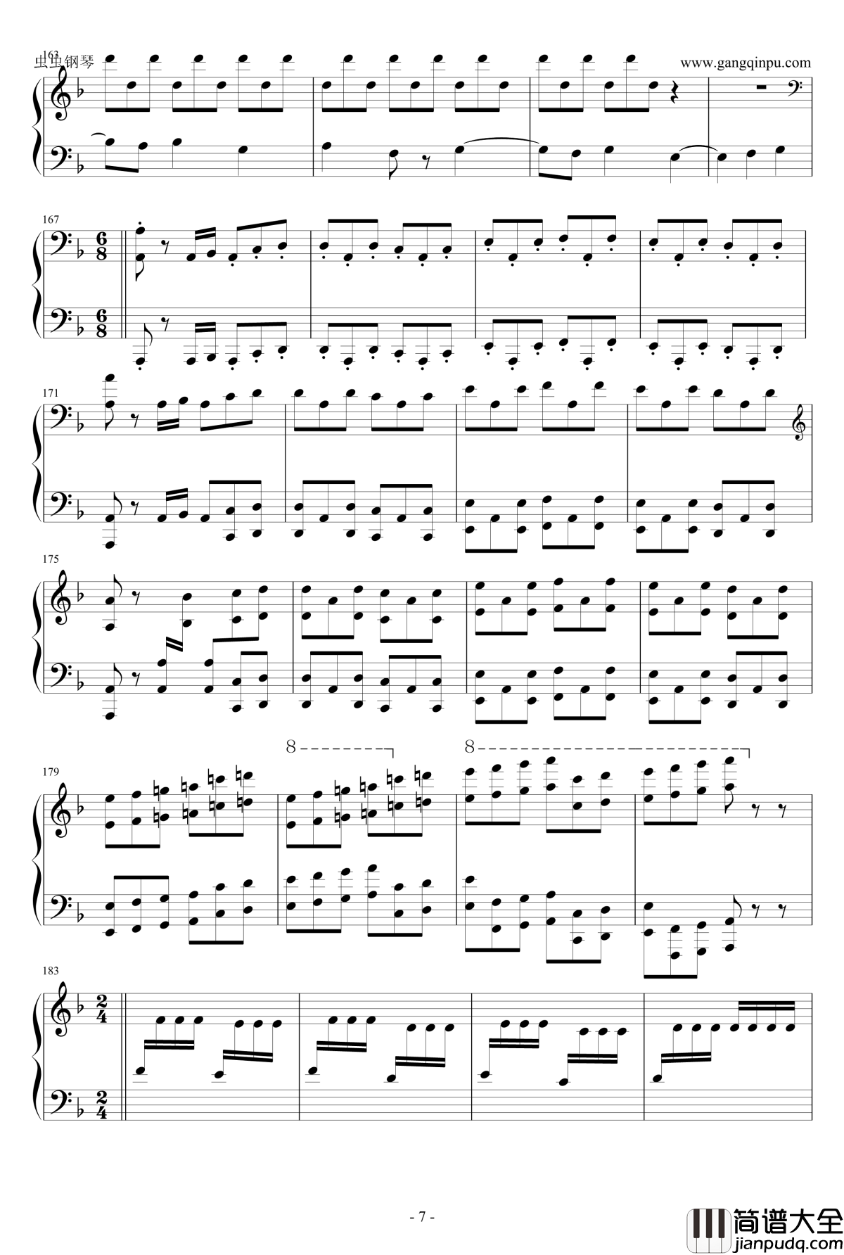 死之舞钢琴谱_双手改编_李斯特