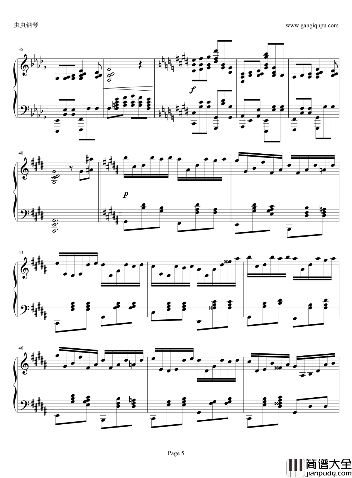 流离的假华尔兹钢琴谱_飞腾哈哈