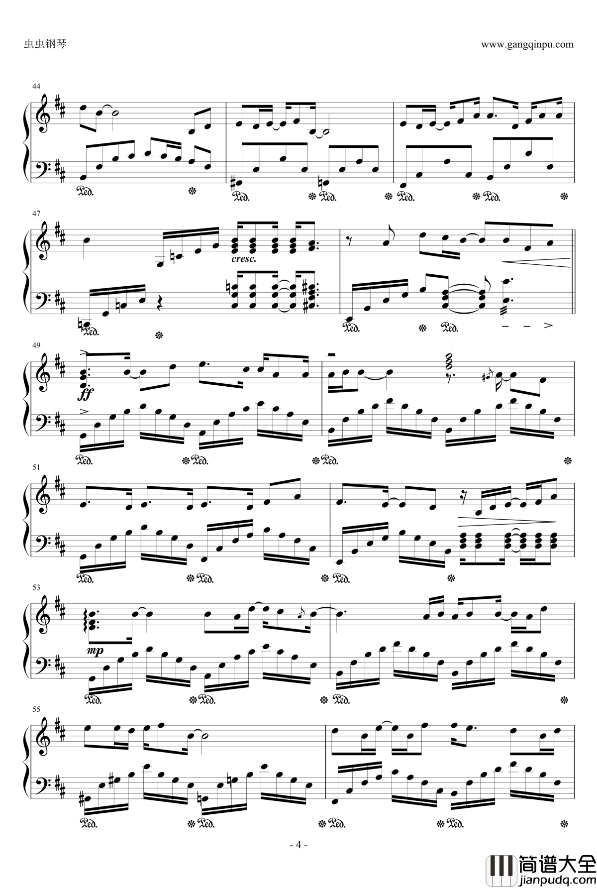 Welcome_to_Dongmakgol钢琴谱_久石让