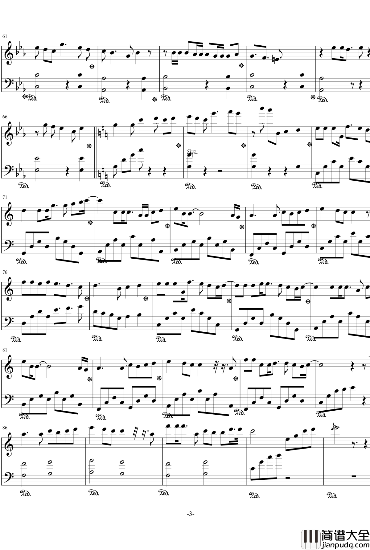 love_song钢琴谱_山下智久