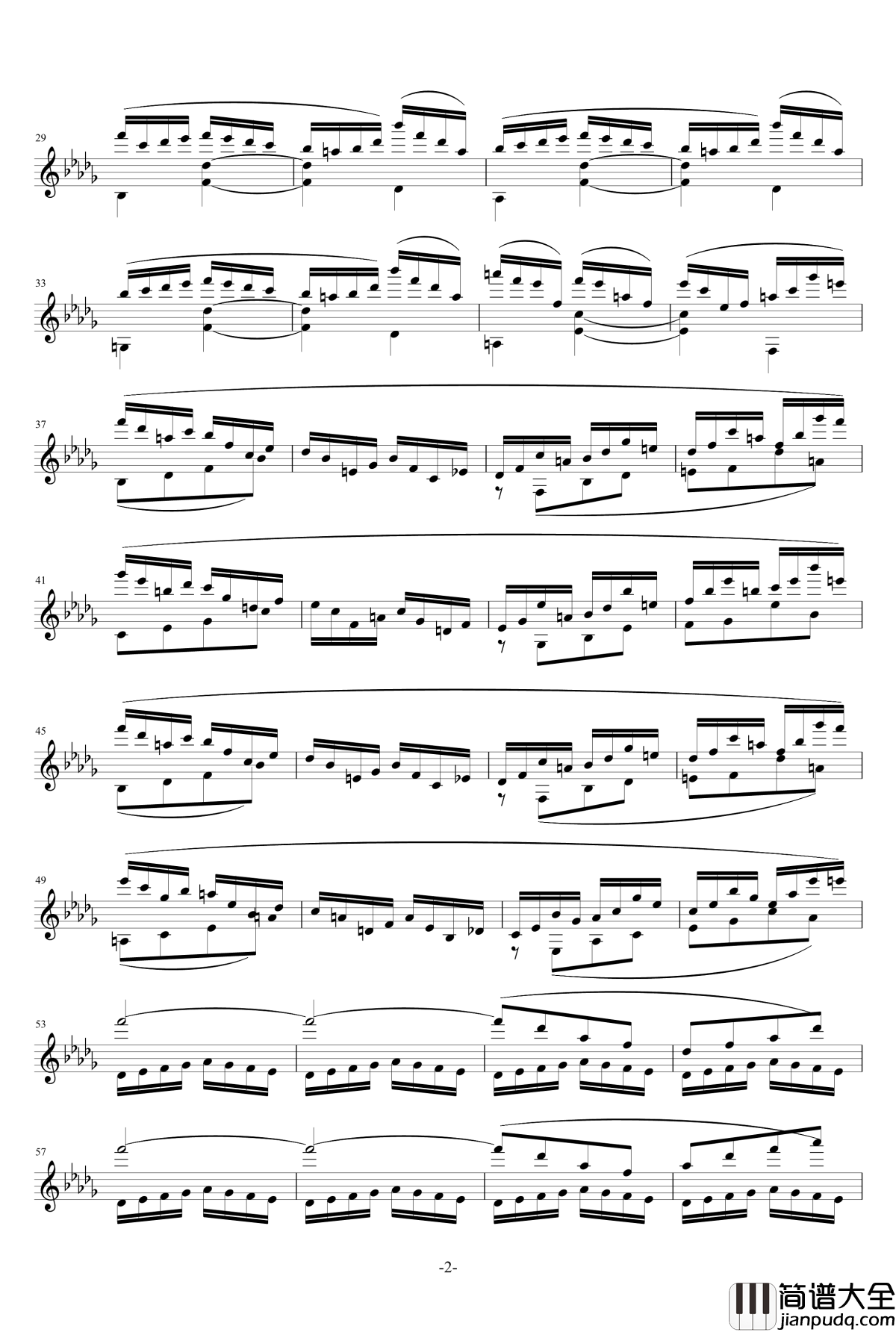 降b小调前奏曲钢琴谱_乐之琴