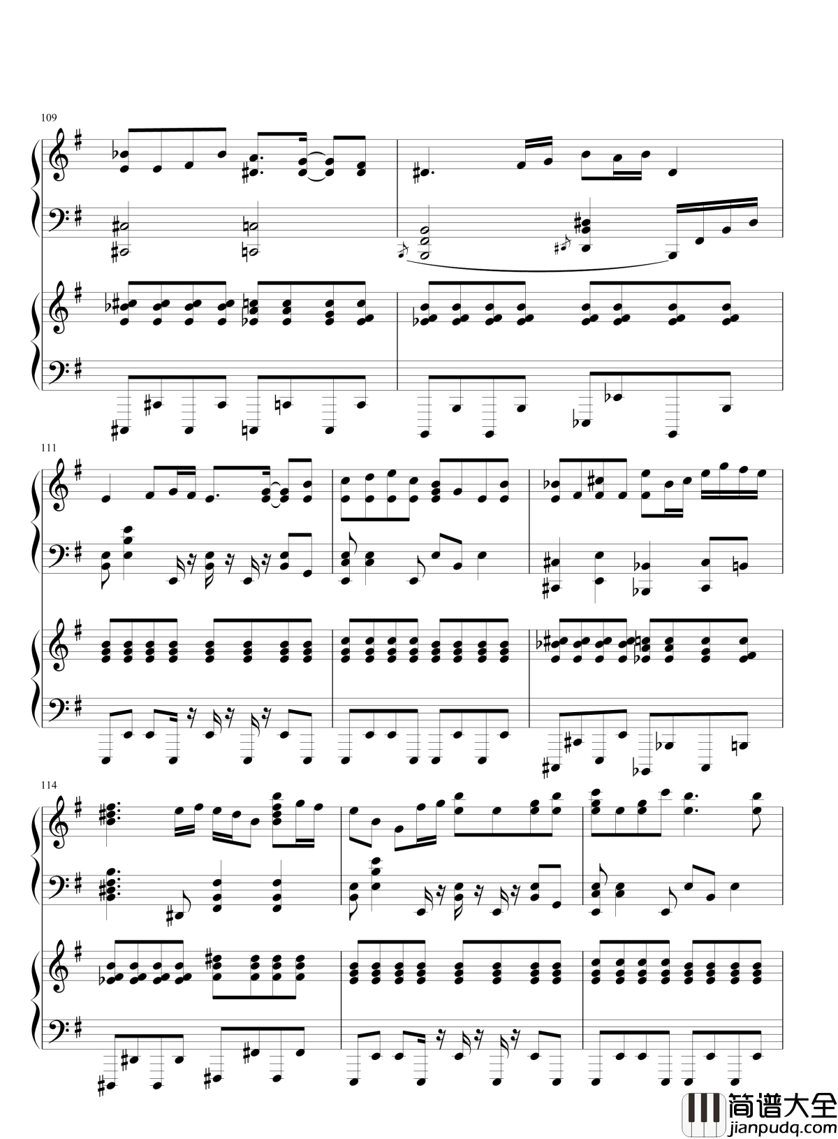 小五与恋的合奏钢琴谱_东方_东方project_琴艺