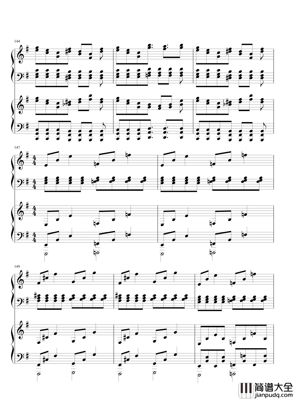 小五与恋的合奏钢琴谱_东方_东方project_琴艺