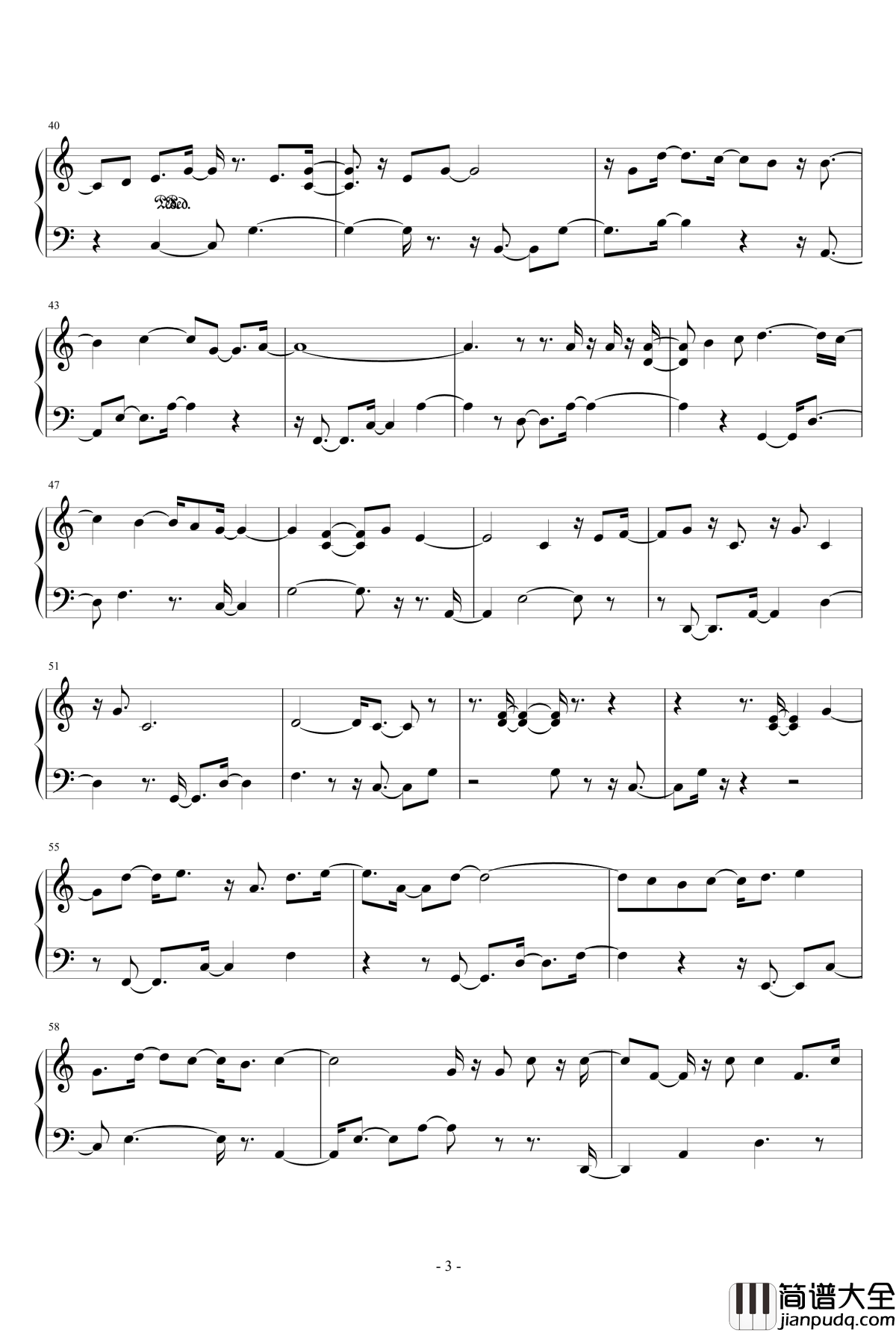 手心钢琴谱_eggming