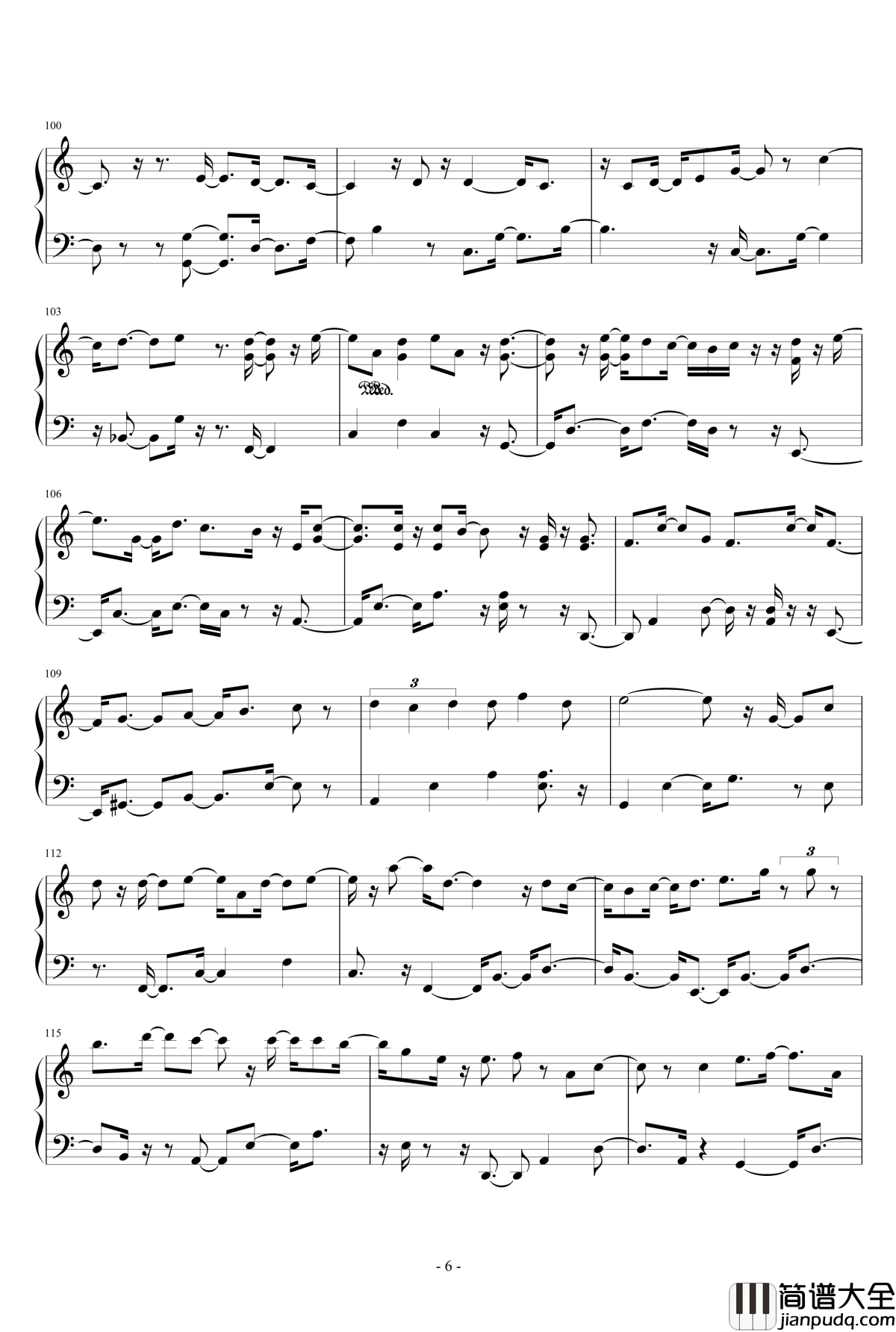 手心钢琴谱_eggming