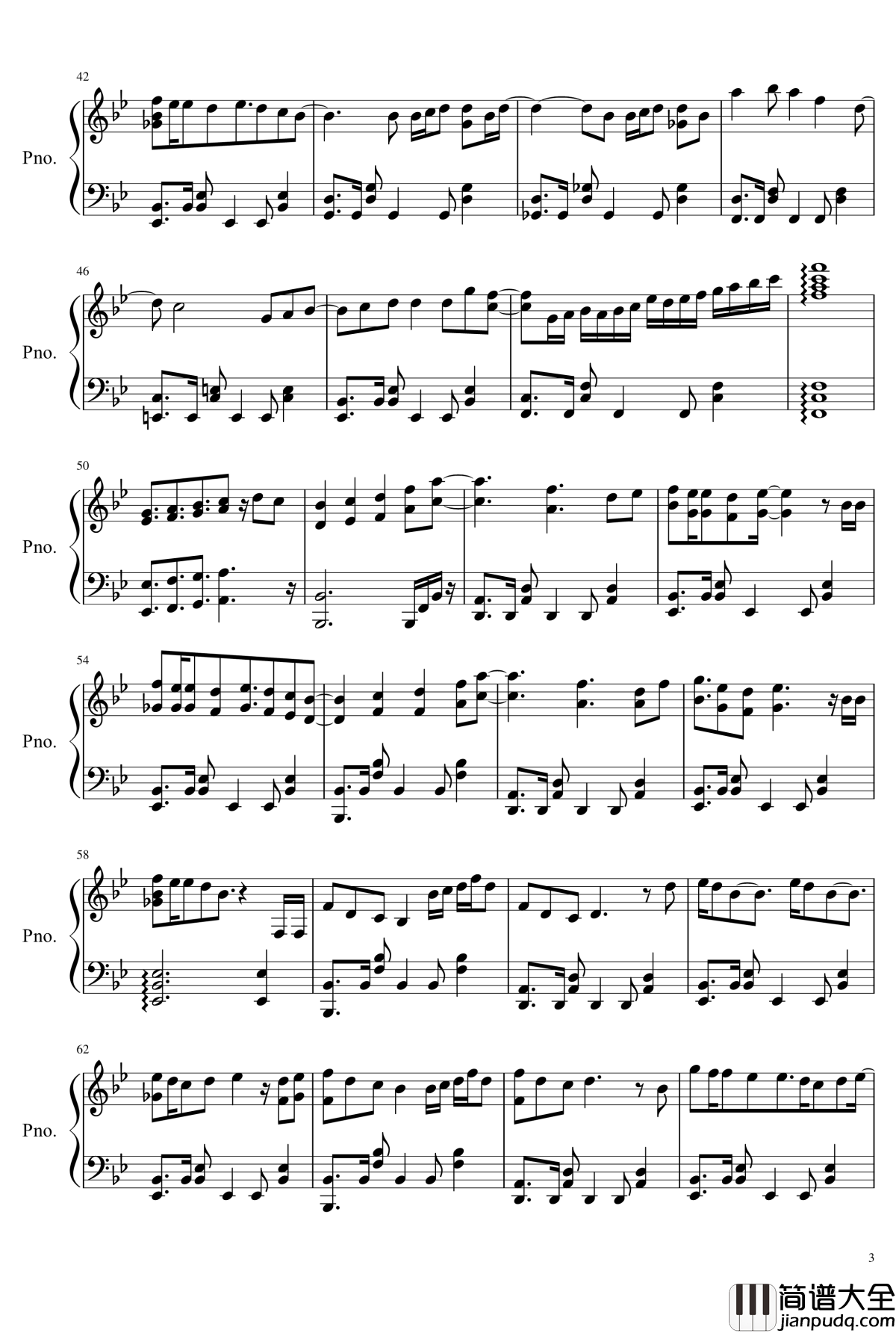 everytime钢琴谱_太阳的后裔OST_CHEN