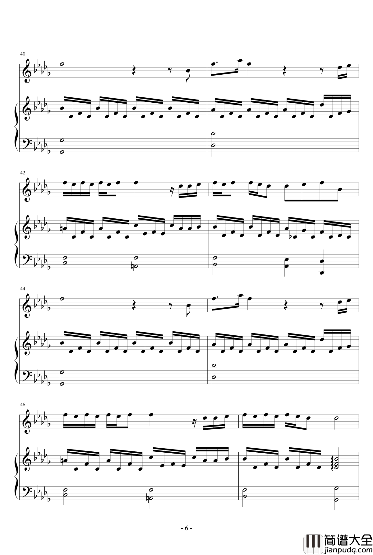 IF_YOU钢琴谱_BigBang_低碳伴奏