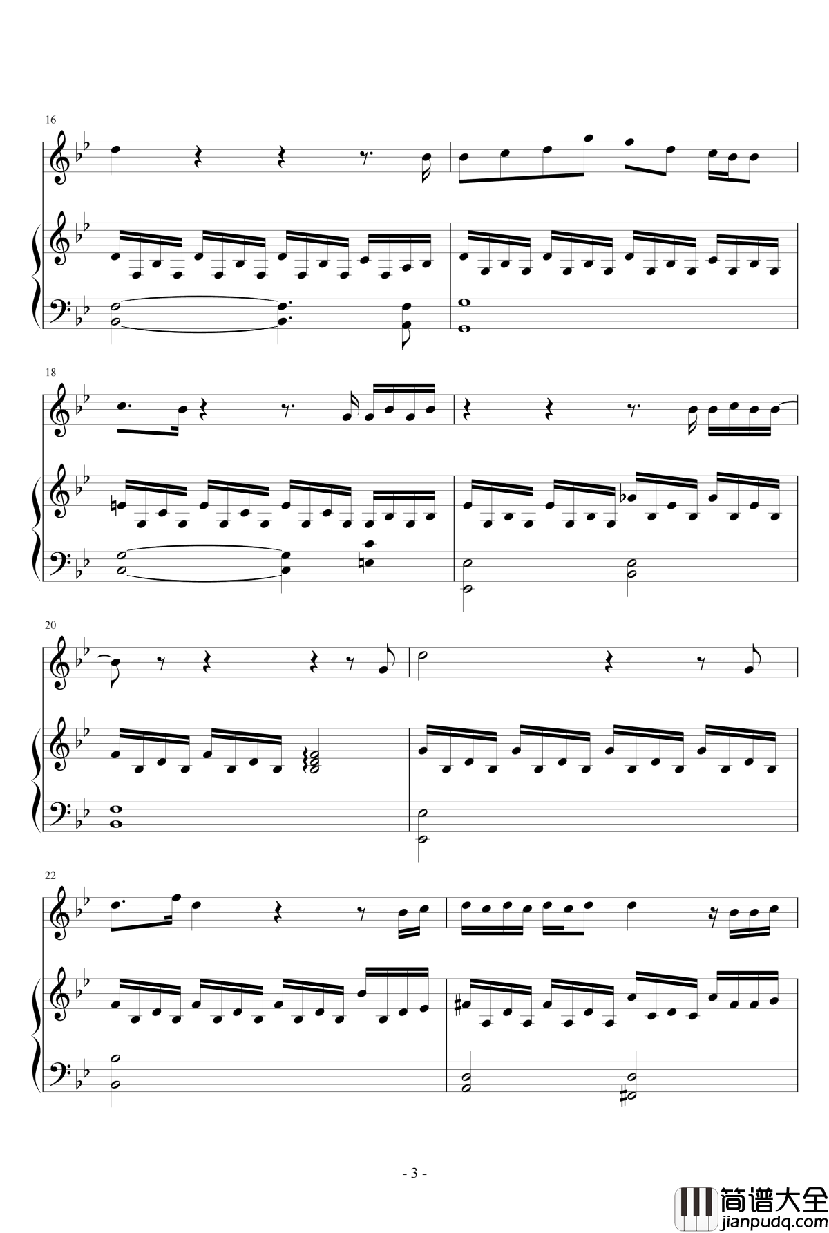 IF_YOU钢琴谱男声版_BigBang_低碳伴奏