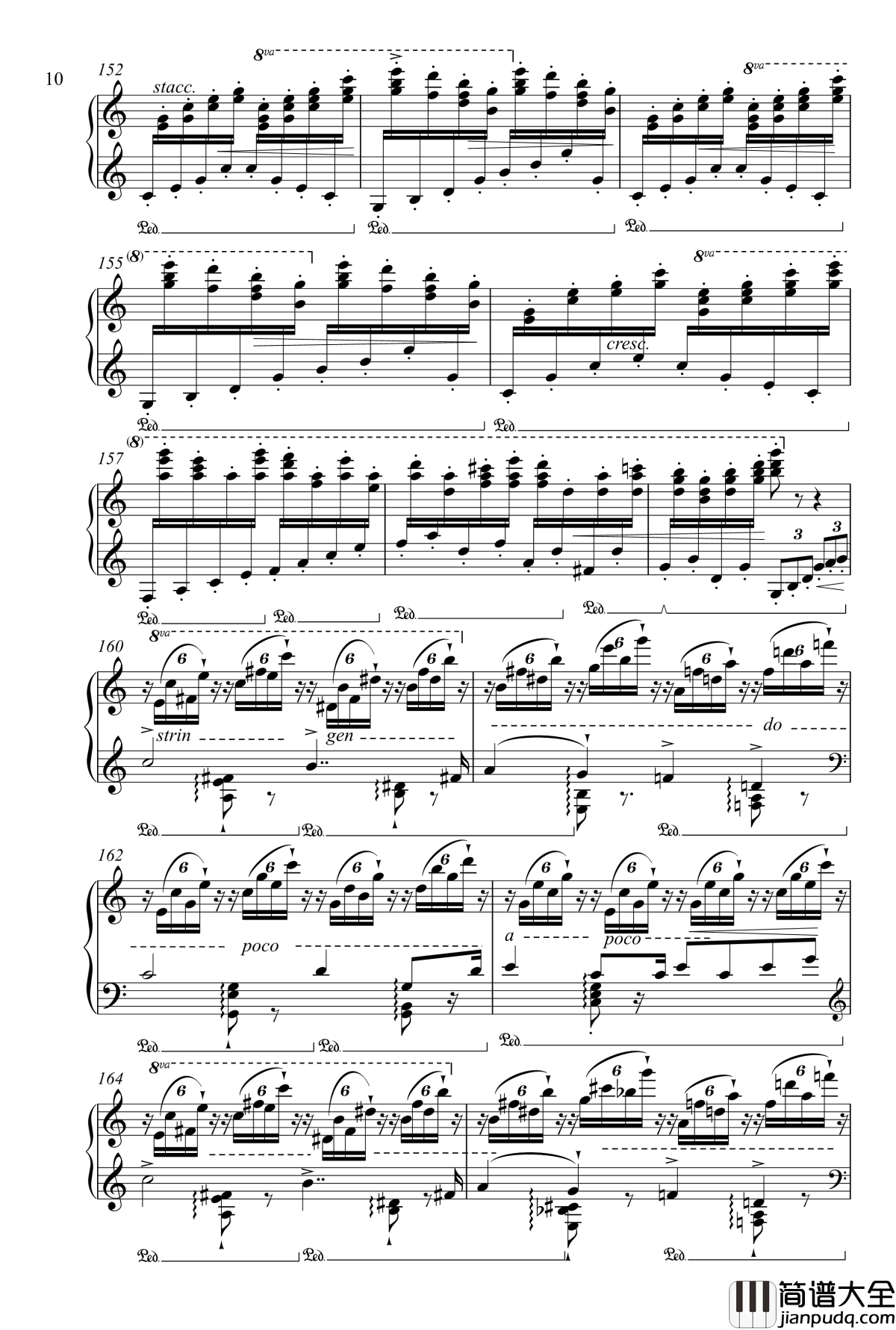 Hochzeitsmarsch_und_Elfenreigen_s410钢琴谱_婚礼进行曲_李斯特